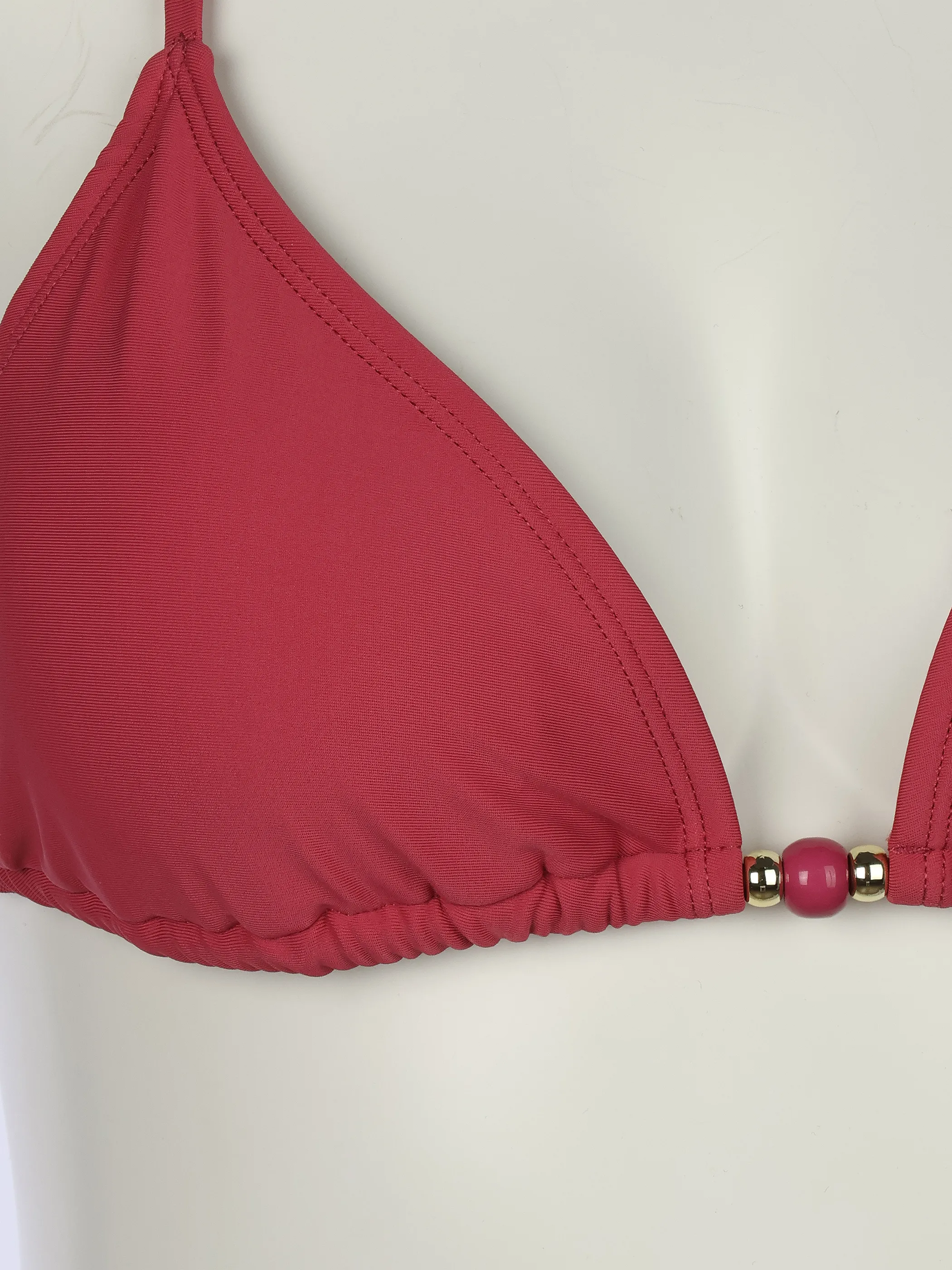 Grinario Sports Da-Bikini Set, Trinagel, m. Perlen Rot 923133 BERRY 3