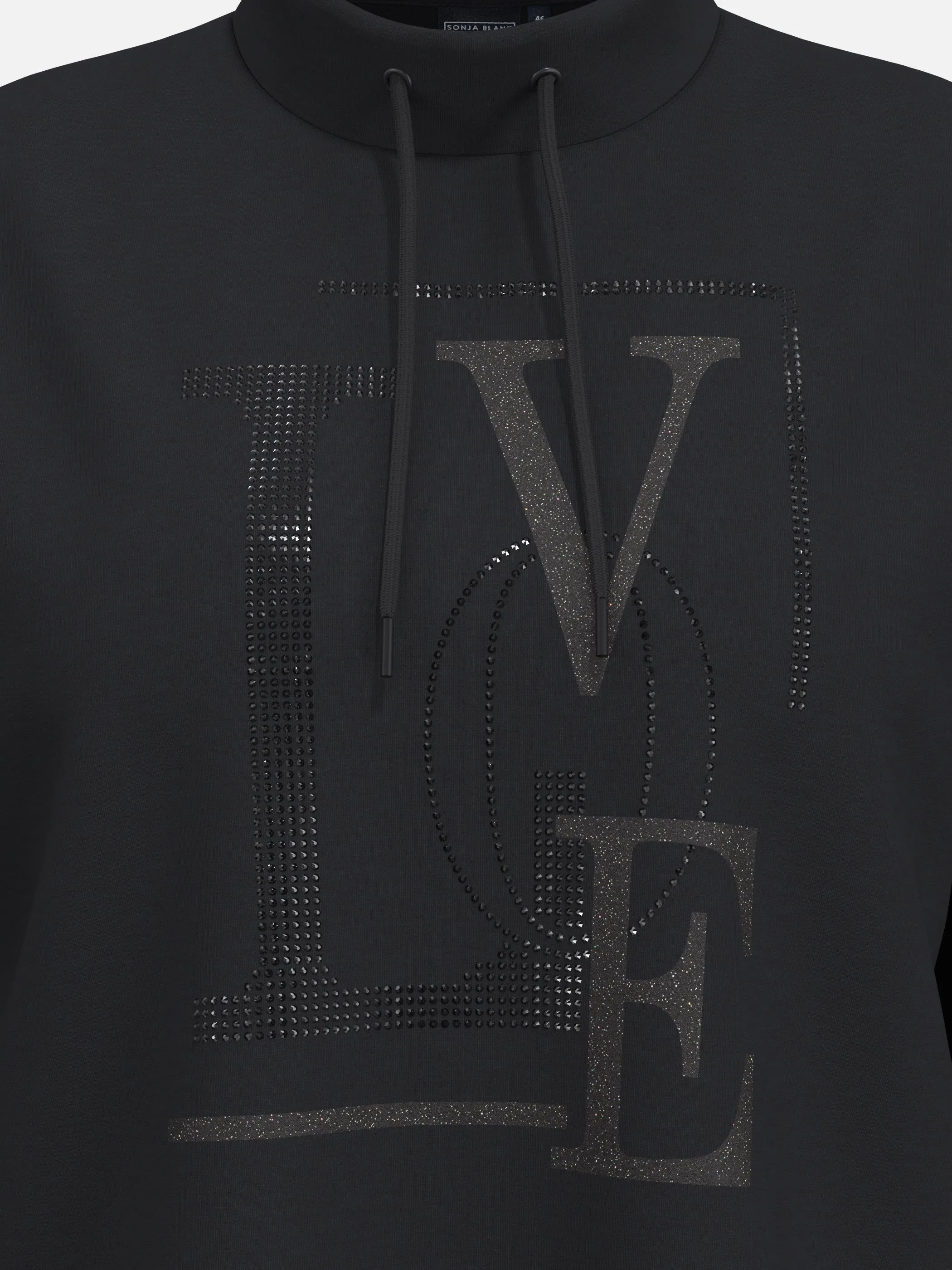 Sonja Blank Da-gr.Gr. Sweatshirt Schwarz 930003 BLACK 3