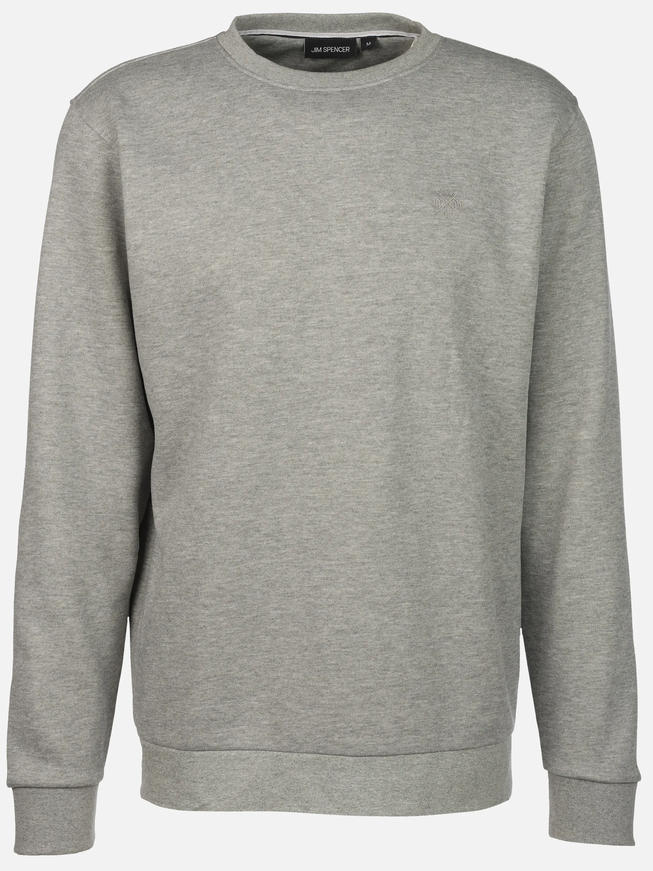 Jim Spencer He. Sweatshirt crewneck Grau 919312 GREY MEL 1