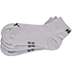 Drei Paar weiße Sportsocken mit Logo