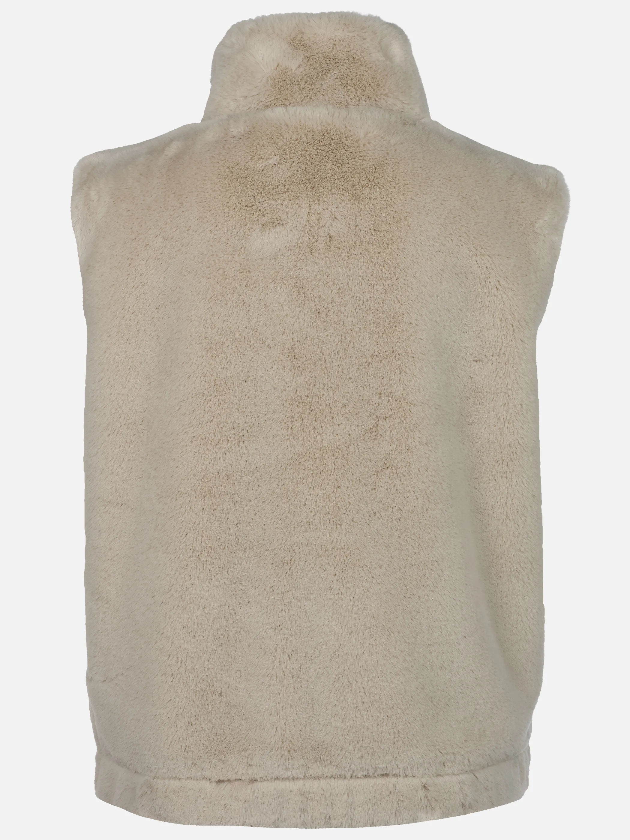 Sure Da. Kunstfellweste m. Kragen Beige 929528 BEIGE 2