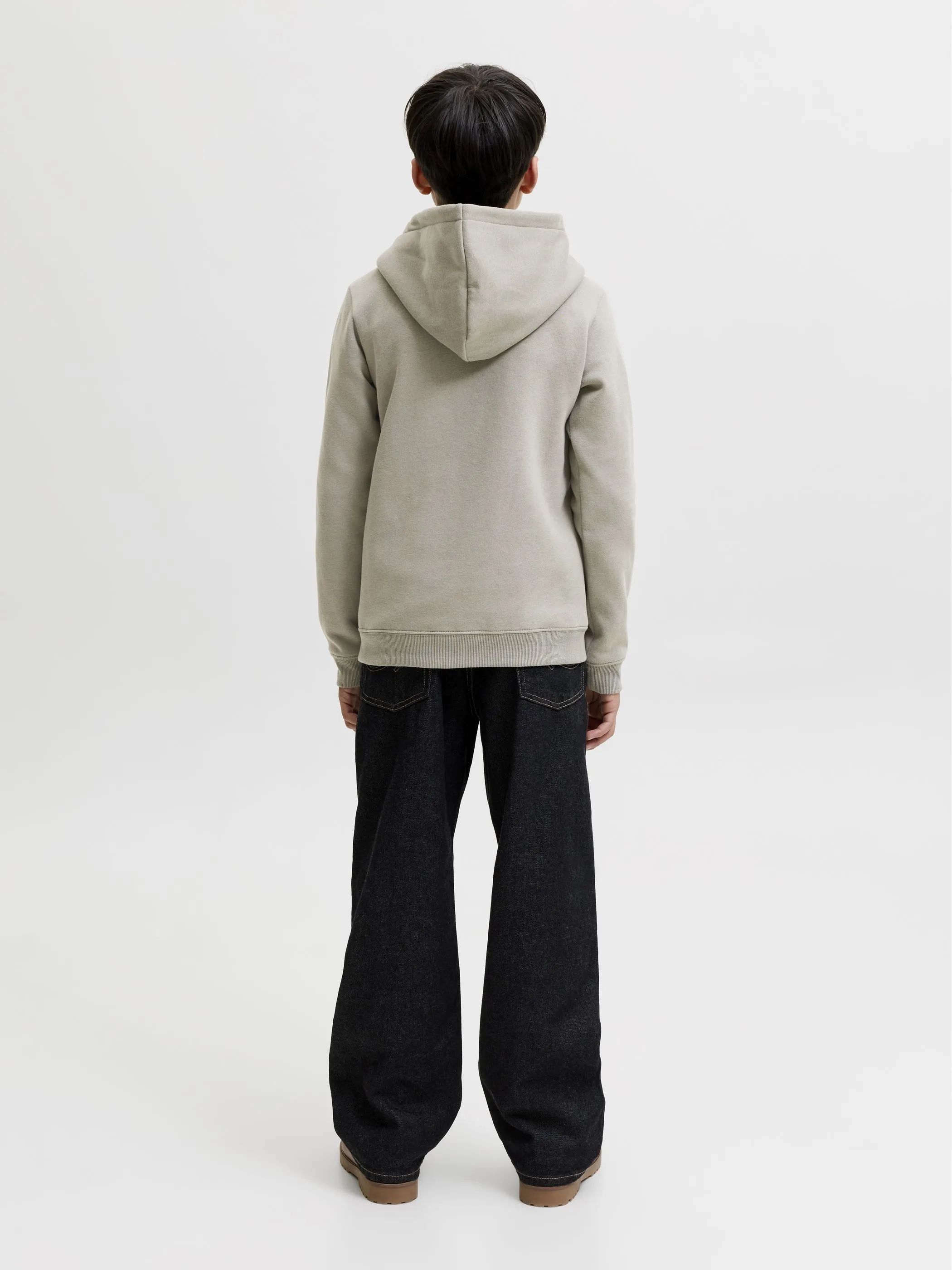 Jack&Jones Junior 12299603 JJBENSON SWEAT HOOD JNR Grün 931435 176725 2