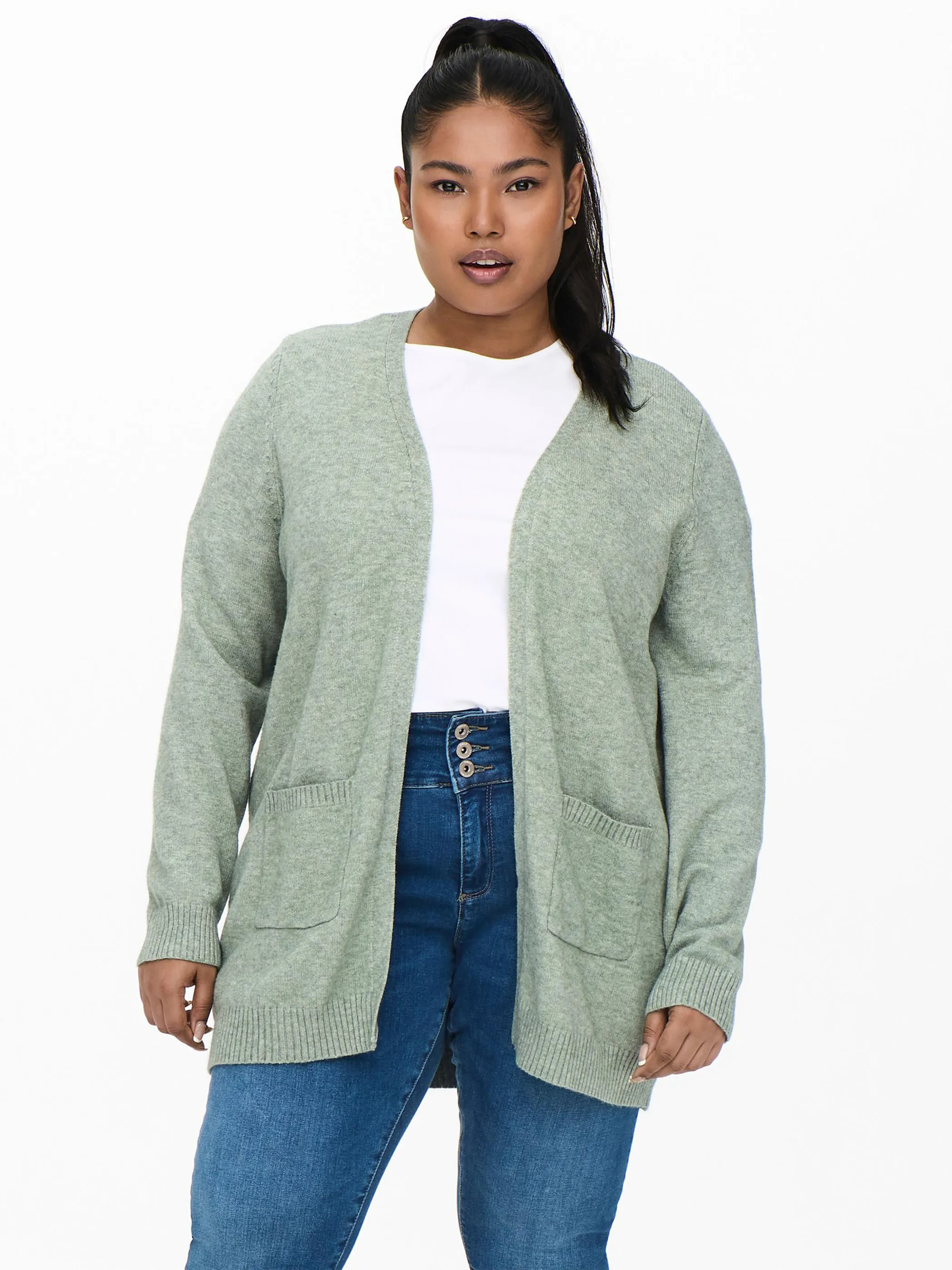 Only Carmakoma 15219653 CARESLY L/S OPEN CARD Grün 866803 180053001 3 Only Carmakoma 15219653 CARESLY L/S OPEN CARD Grün 866803 180053001 3