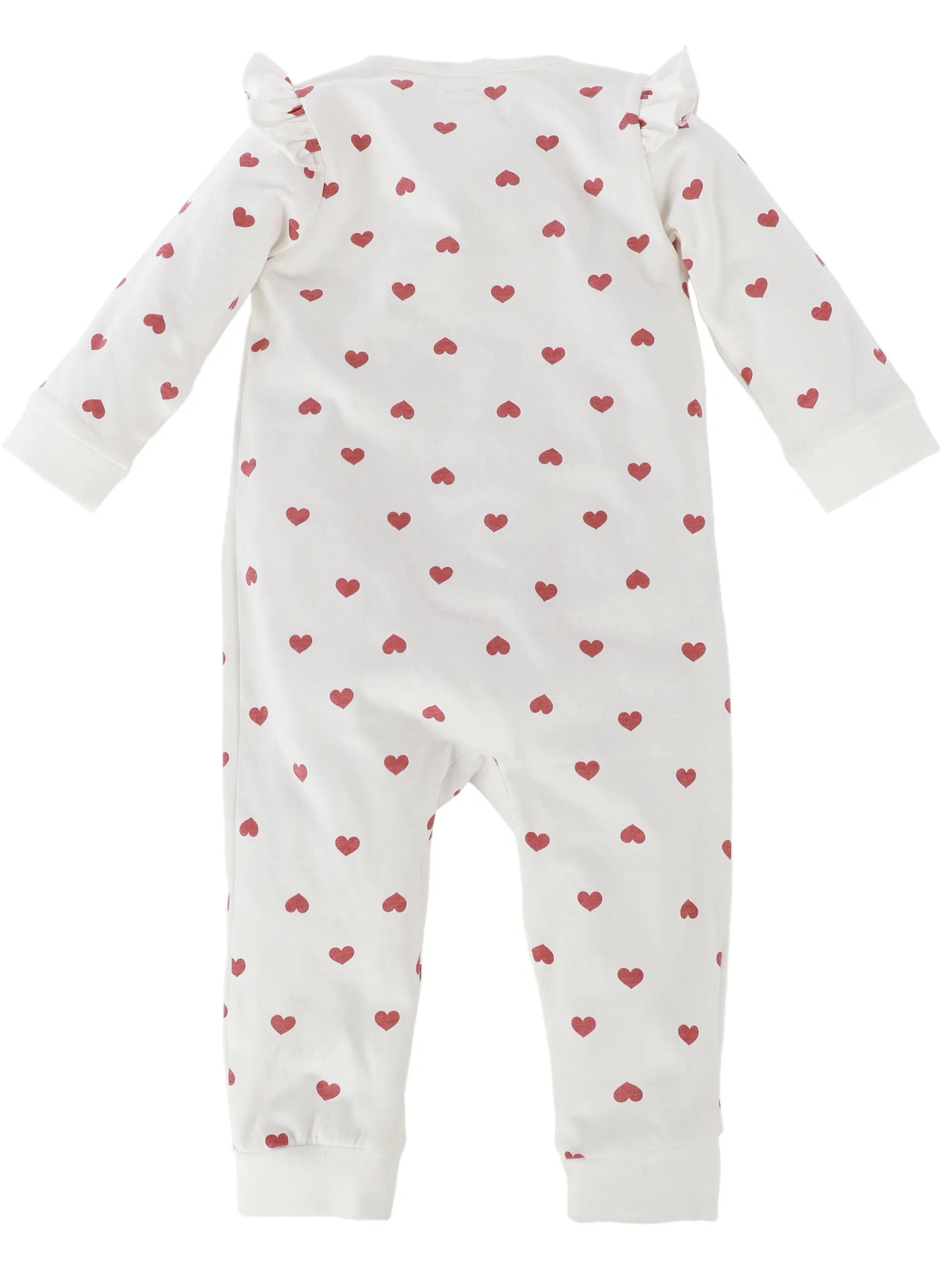 Bubble Gum BM Schlafanzug mit Herz AOP in weiß Weiß 921556 WE 2