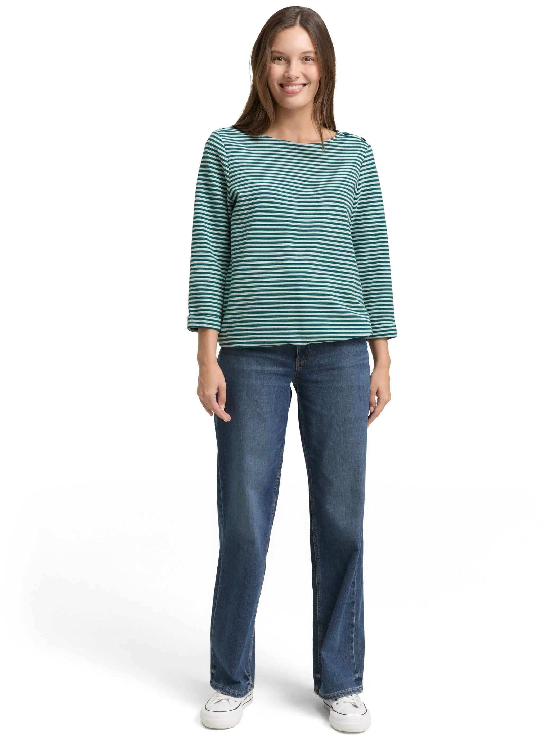 Tom Tailor 1045536 NOS T-shirt structured Grün 905959 40016 4