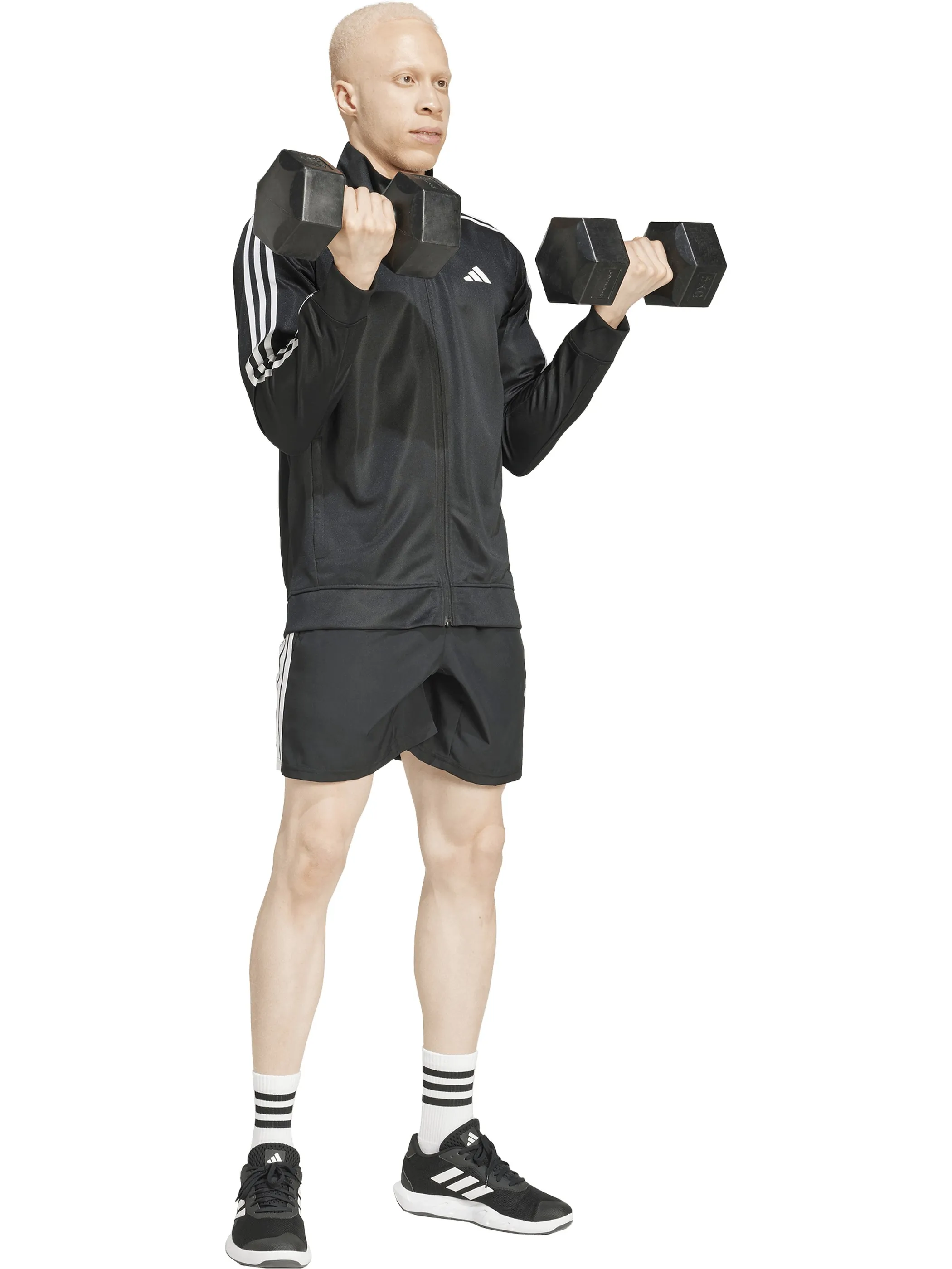 Adidas JC7724 He-Sweatjacke 3S, schwarz Schwarz 912917 000 5