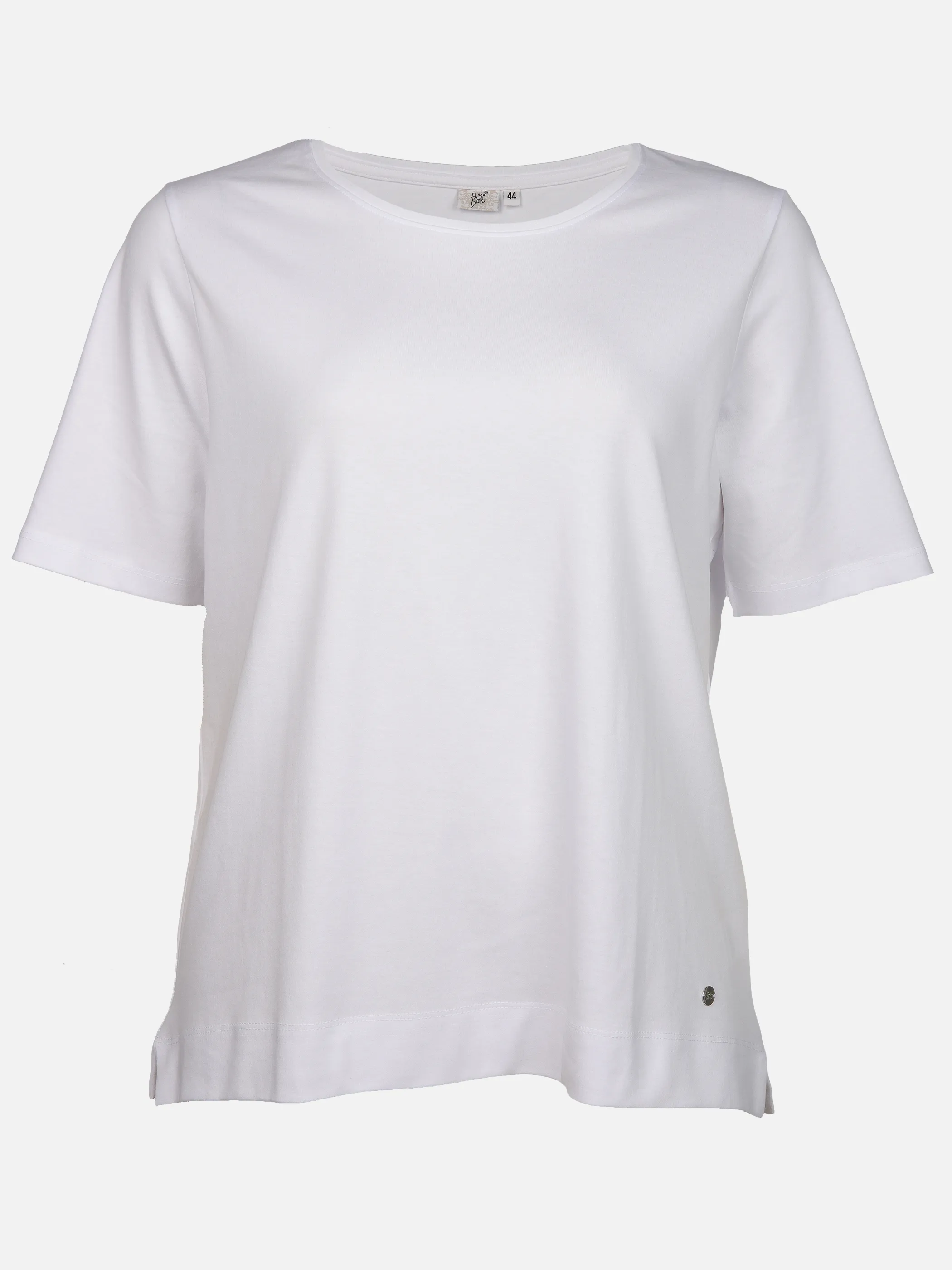 Sonja Blank Da-gr.Gr. T-Shirt basic Weiß 908082 WEIß 1