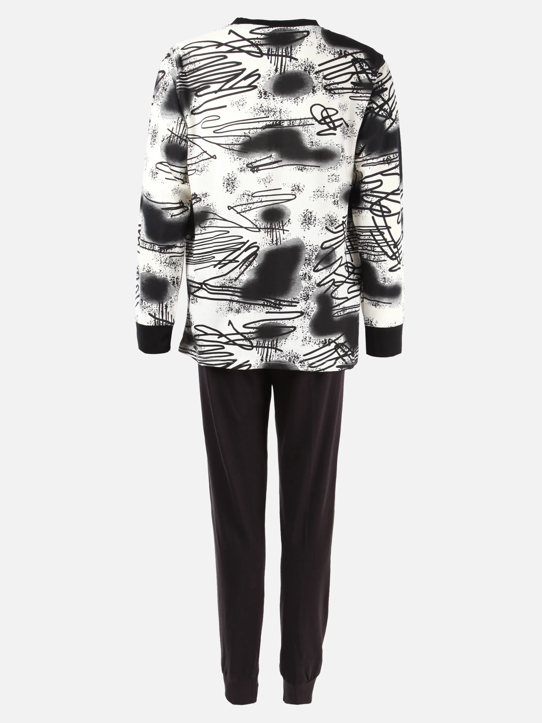 One Way JJ Pyjama Grafik Schwarz 929141 SCHWARZ 2