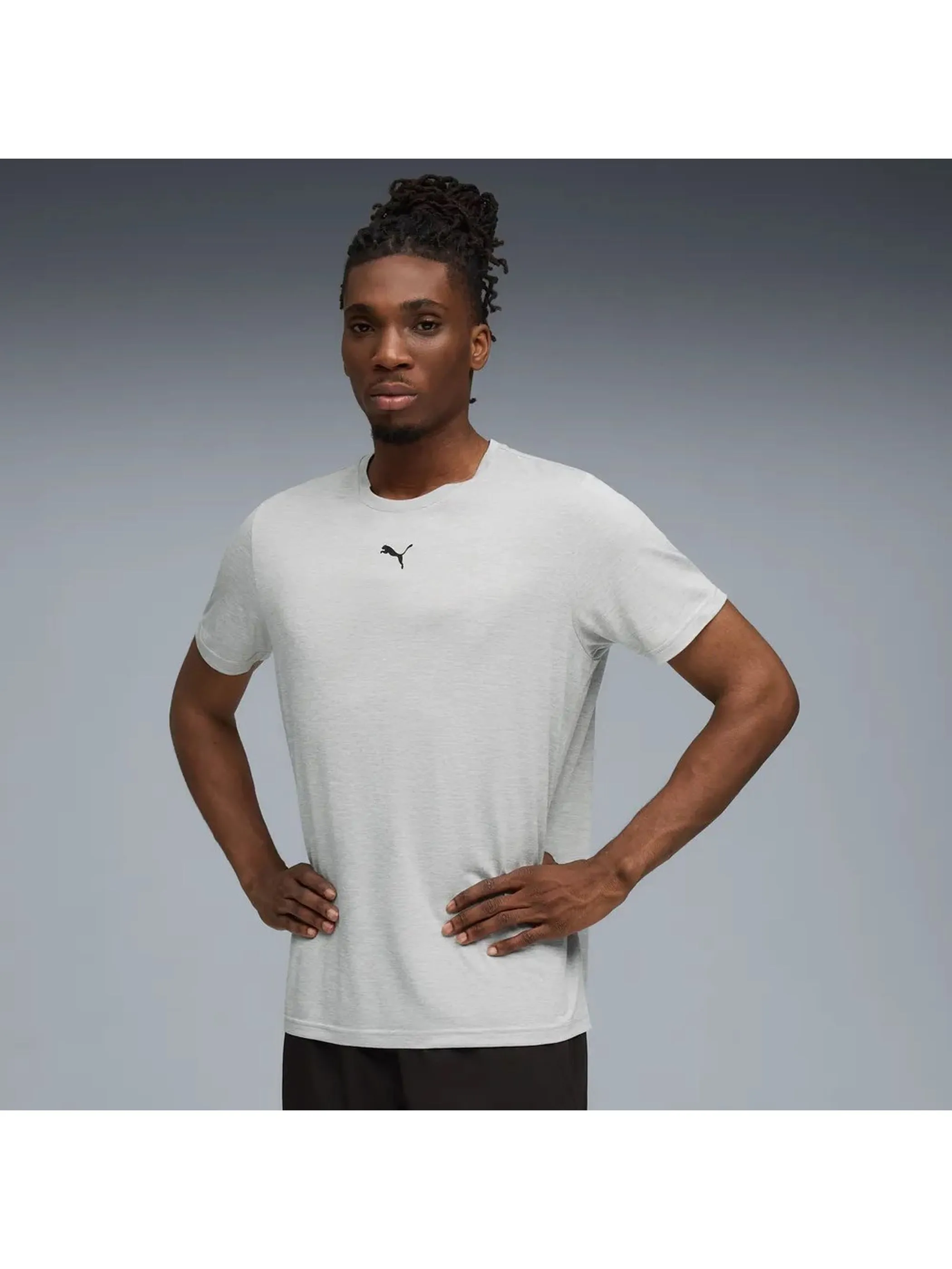 Puma 525920-04 He-Sport T-Shirt TAD ESS, hellgrau mel. Grau 925874 04 1