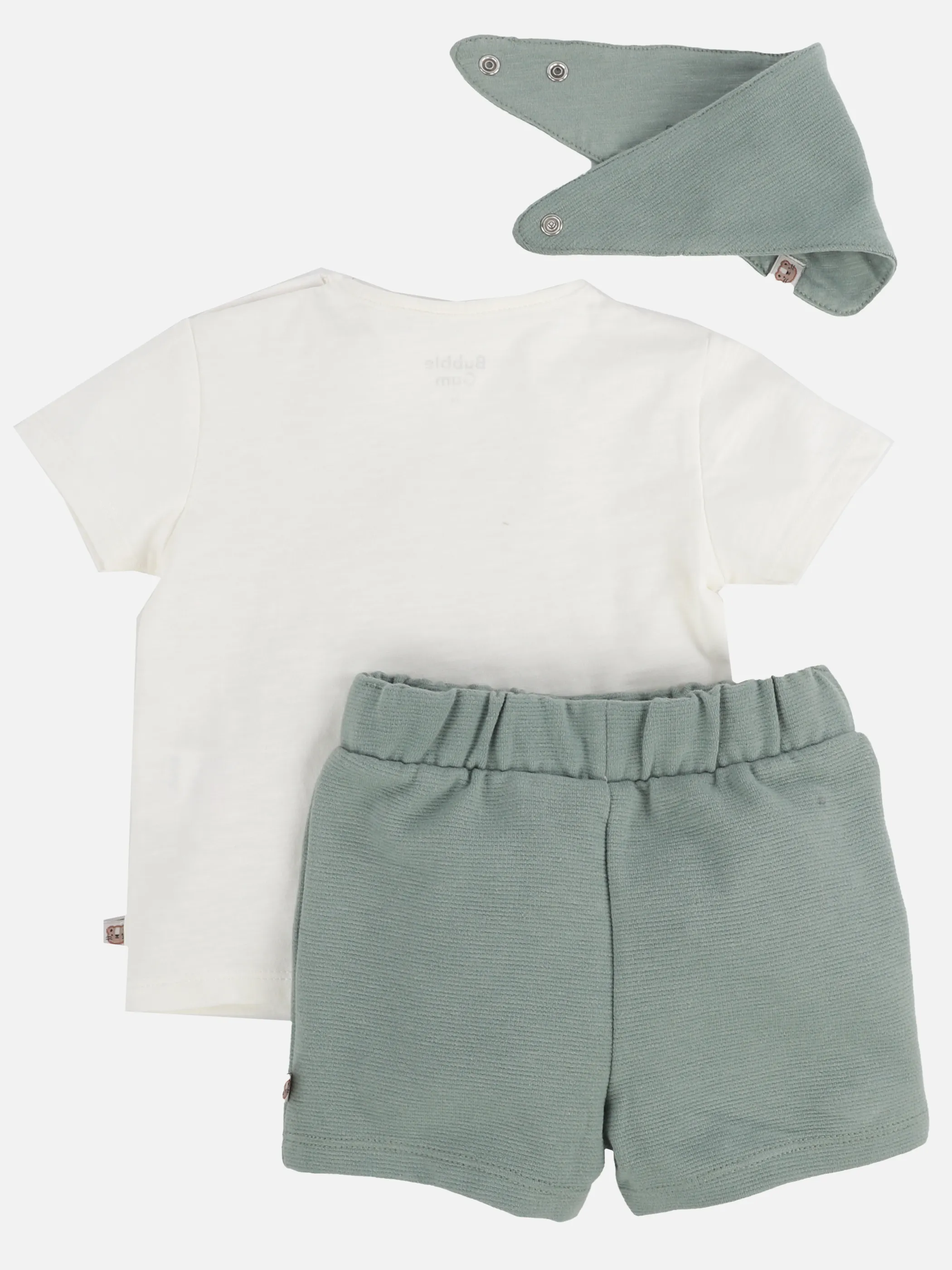 Bubble Gum BJ 3er-Set T-Shirt mit Frontprint, Shorts+Halstuch Bunt 905628 BUNT 3