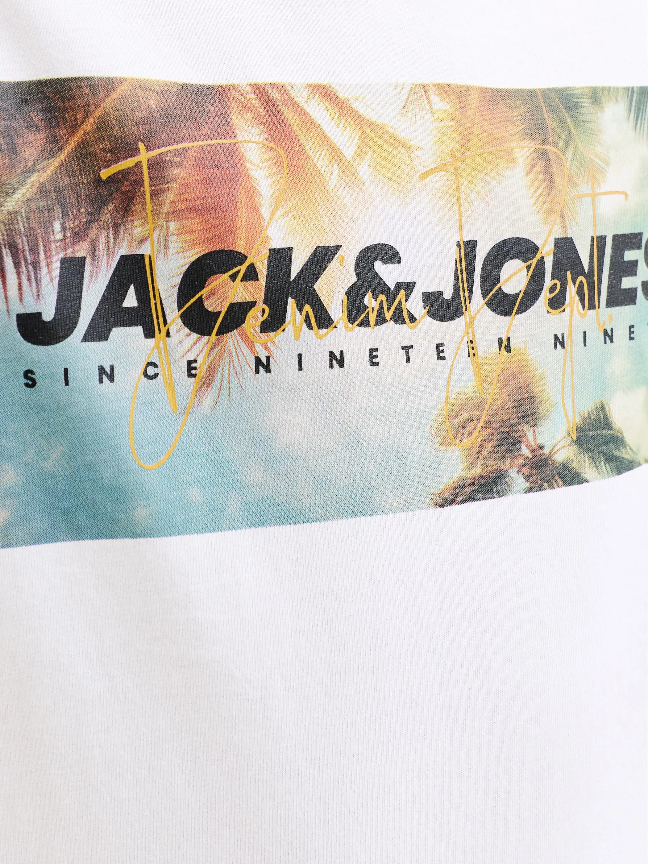 Jack&Jones Junior 12289947 JJINDIANA TEE SS CREW NECK JNR Weiß 920174 177627