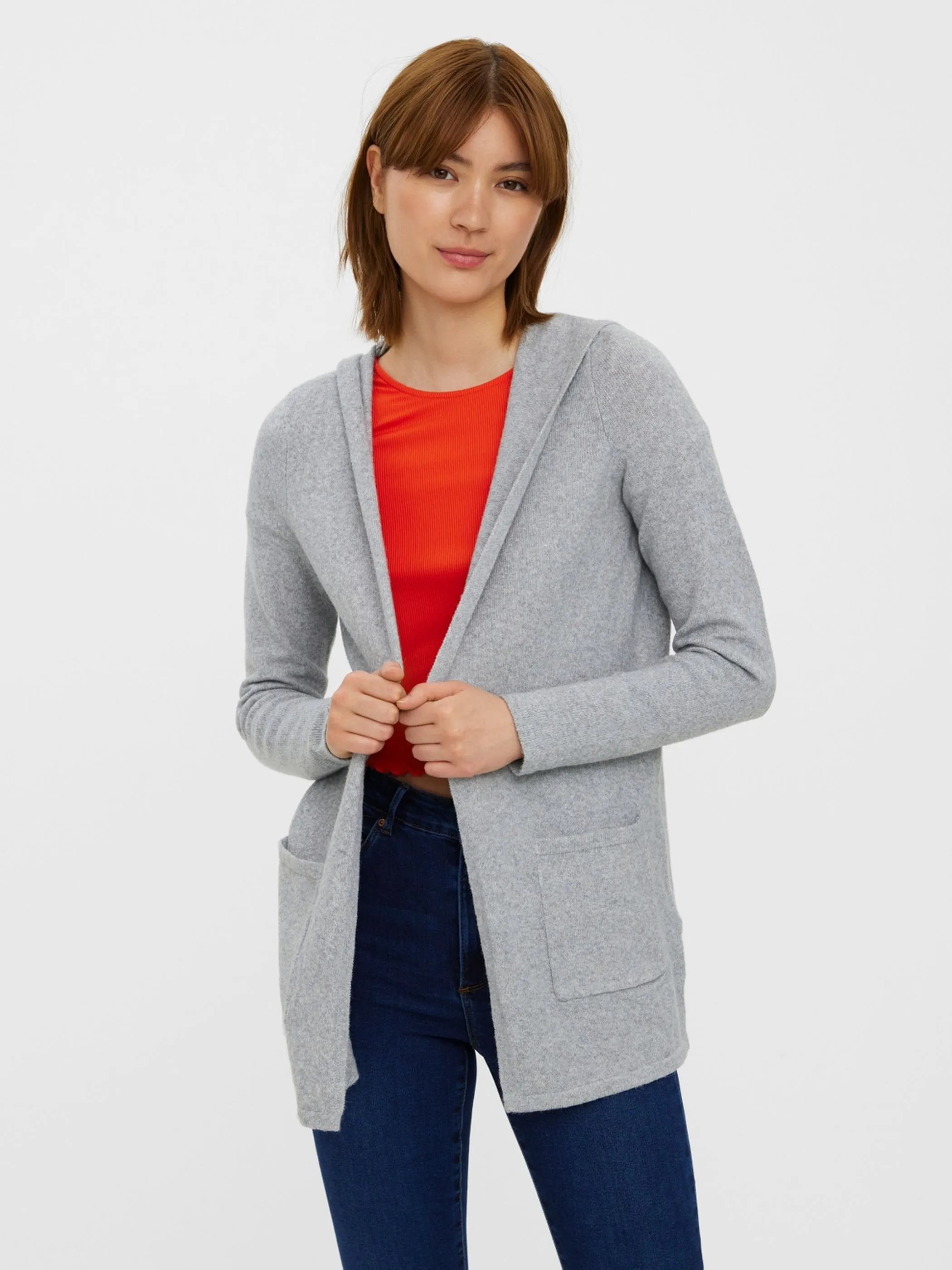 Vero Moda 10235948 VMDOFFY LS OPEN HOOD Grau 837728 178994 5 Vero Moda 10235948 VMDOFFY LS OPEN HOOD Grau 837728 178994 5
