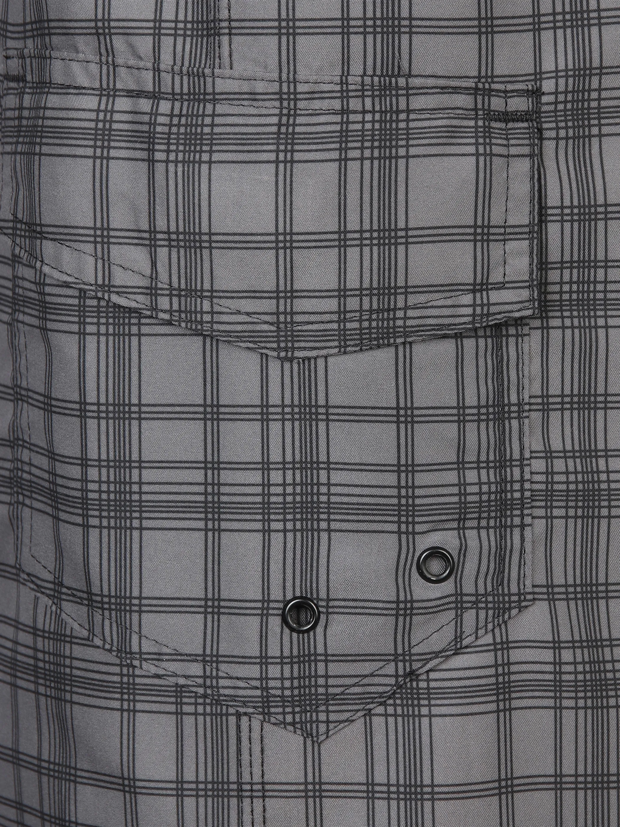 Grinario Sports He-Badeshorts, Karomuster Grau 876519 ANTHRA/SCH 4 Grinario Sports He-Badeshorts, Karomuster Grau 876519 ANTHRA/SCH 4