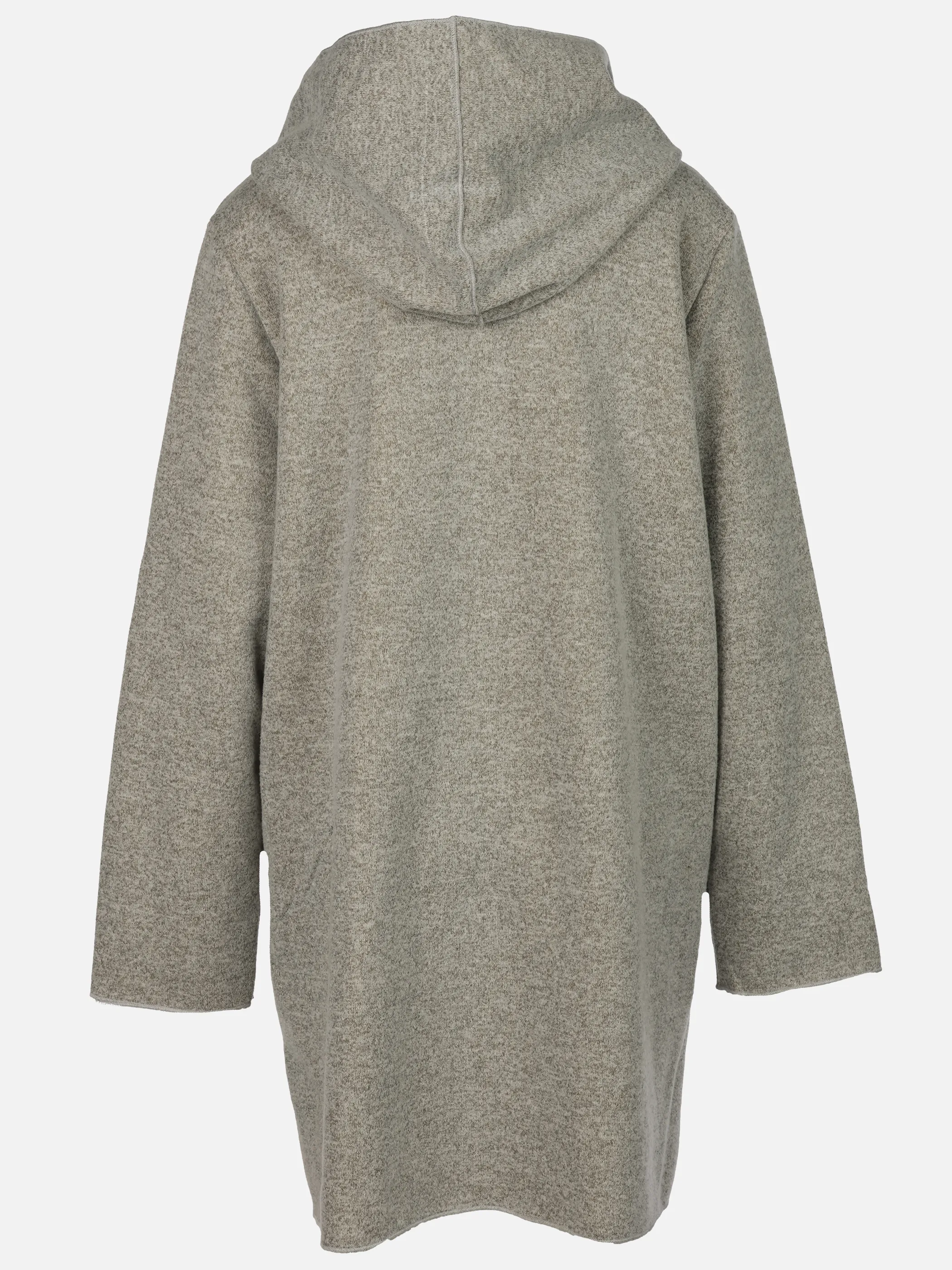 Apricot 591264 Apricot 2 Pockets Longline Hooded Coat Grau 908395 GRY 2