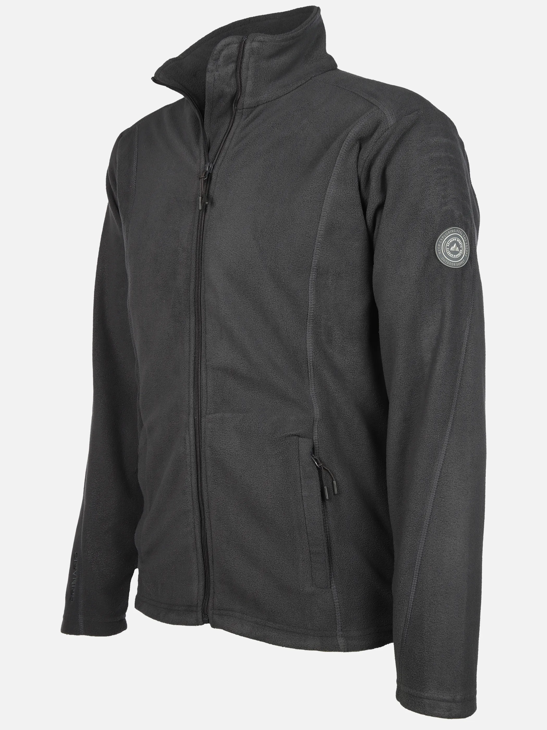 Grinario Sports He- Fleece Jacke Grau 912550 EBONY 3 Grinario Sports He- Fleece Jacke Grau 912550 EBONY 3