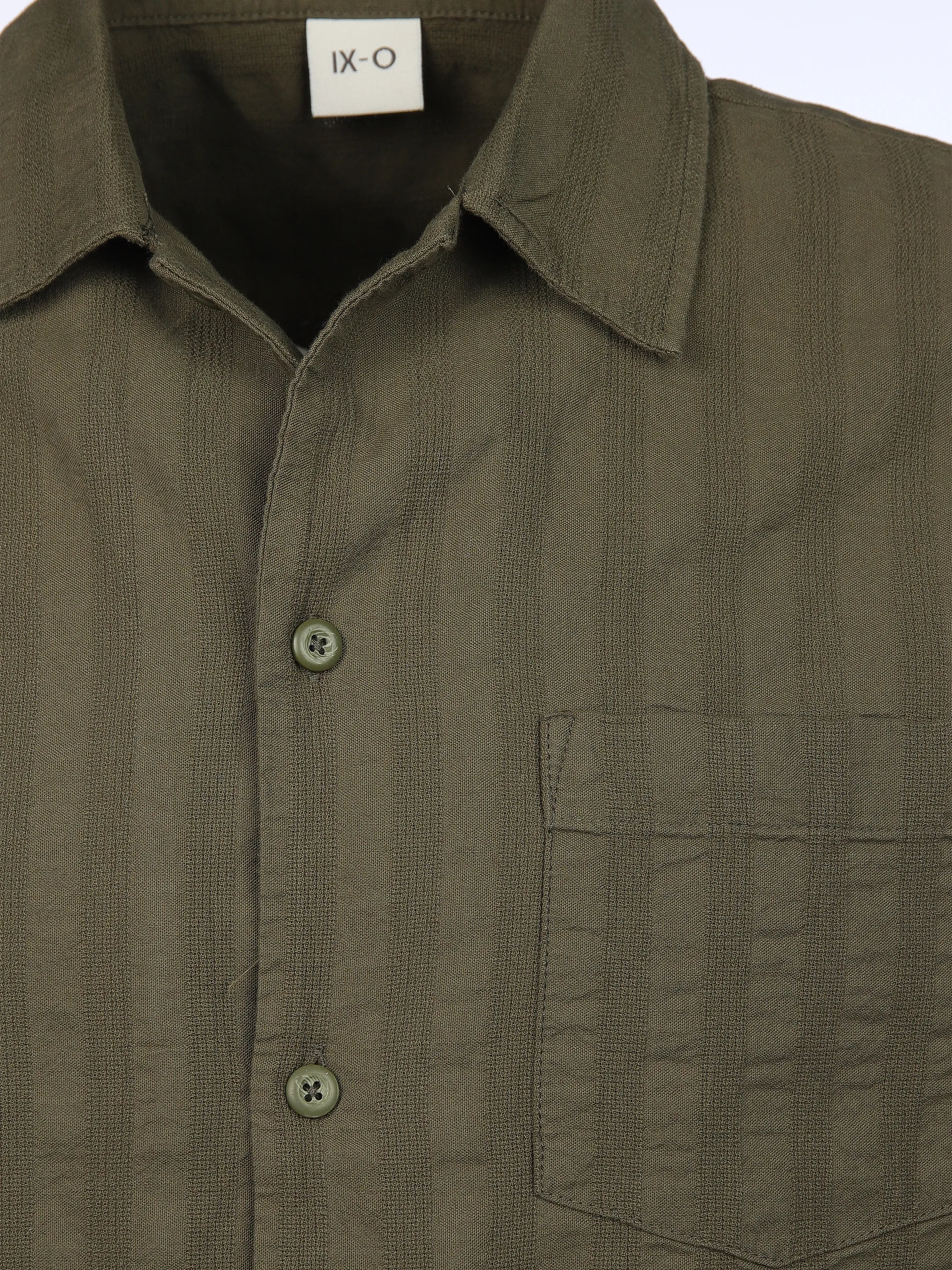 IX-O YF-He Hemd Oliv 908814 KHAKI 3