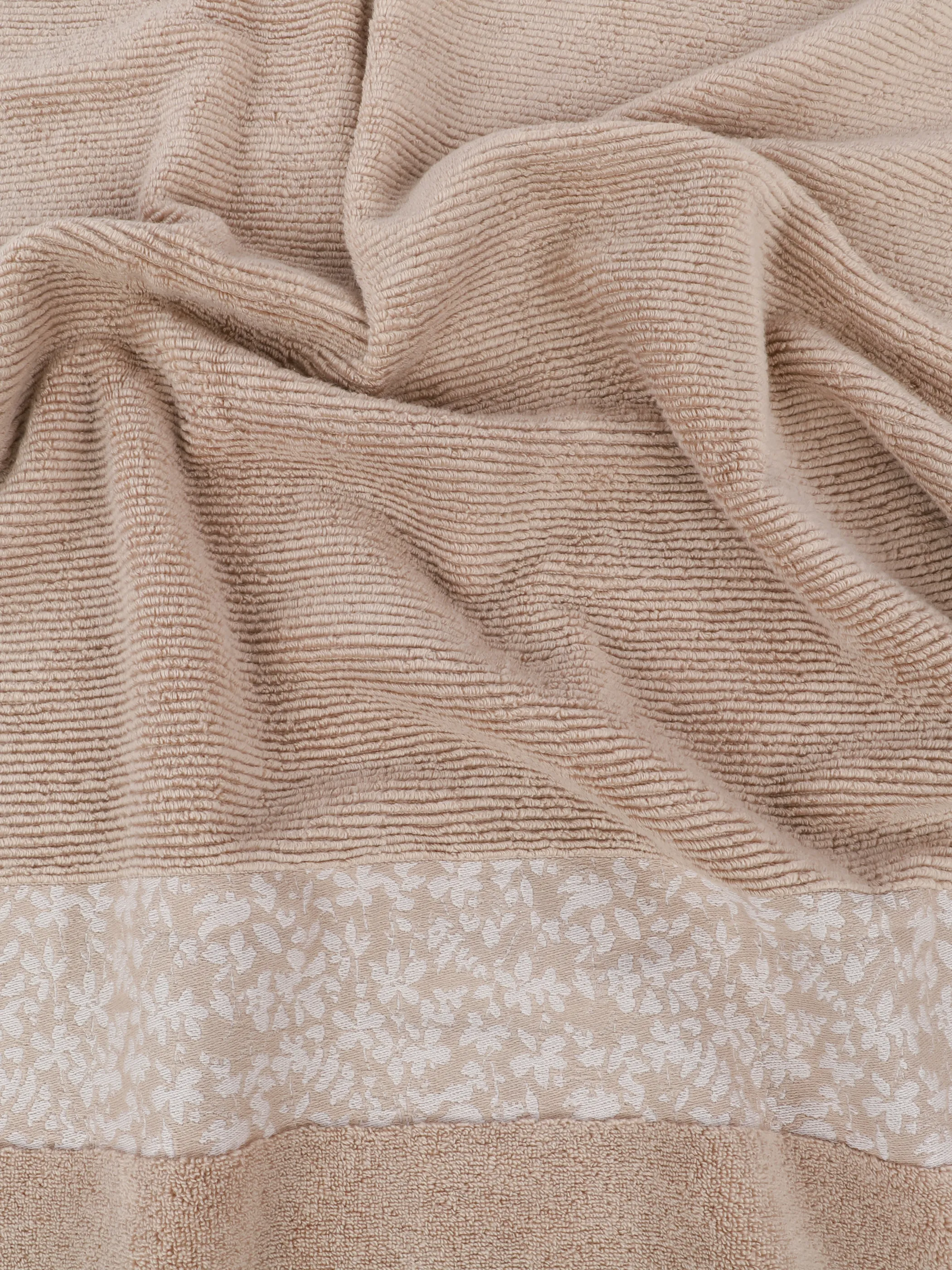 Dream House Duschtuch mit Bordüre 70x140 Beige 923130 SAVANNAH 3