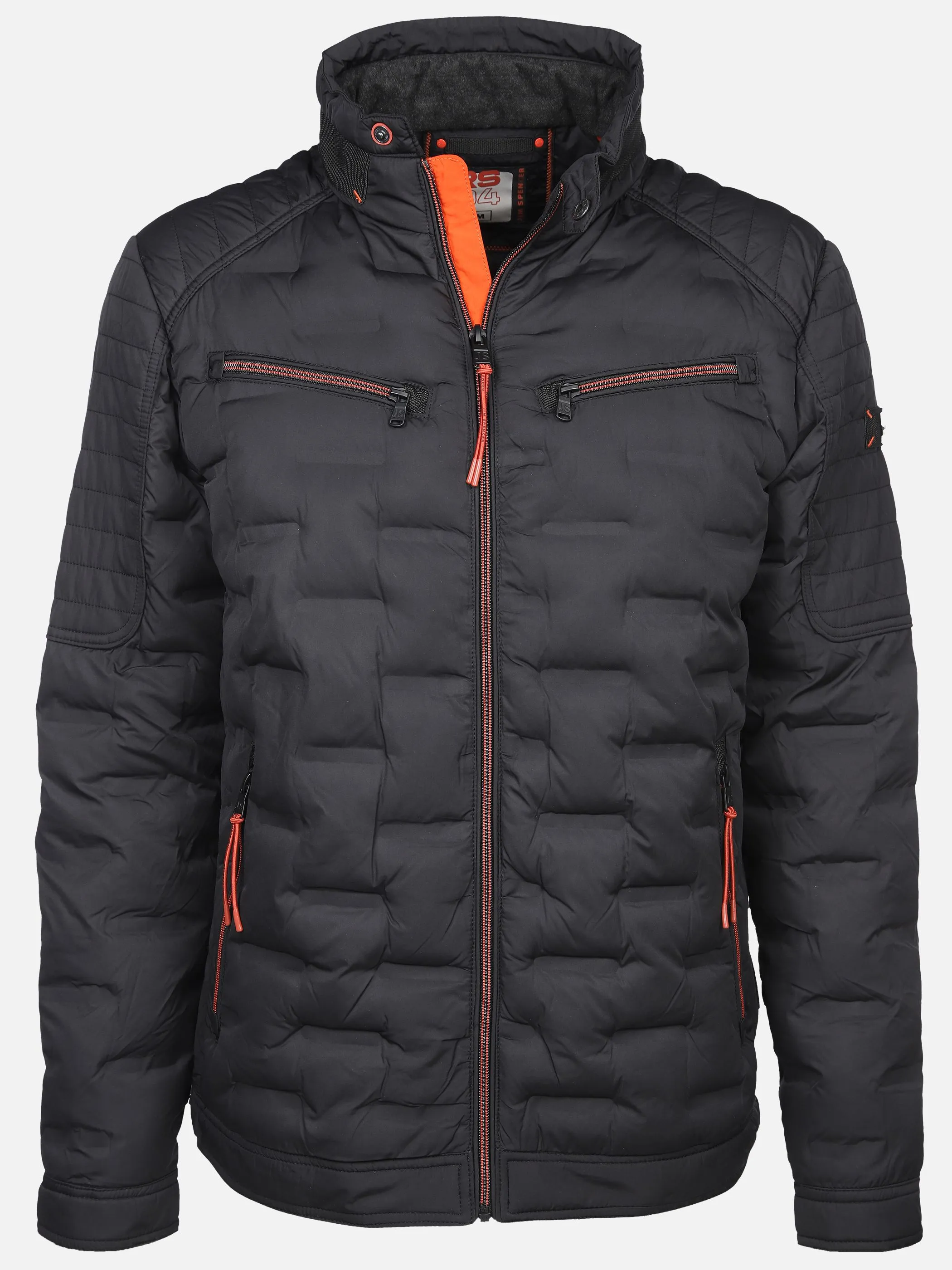 Jim Spencer He. Steppblouson taped Schwarz 897122 BLACK 1 Jim Spencer He. Steppblouson taped Schwarz 897122 BLACK 1