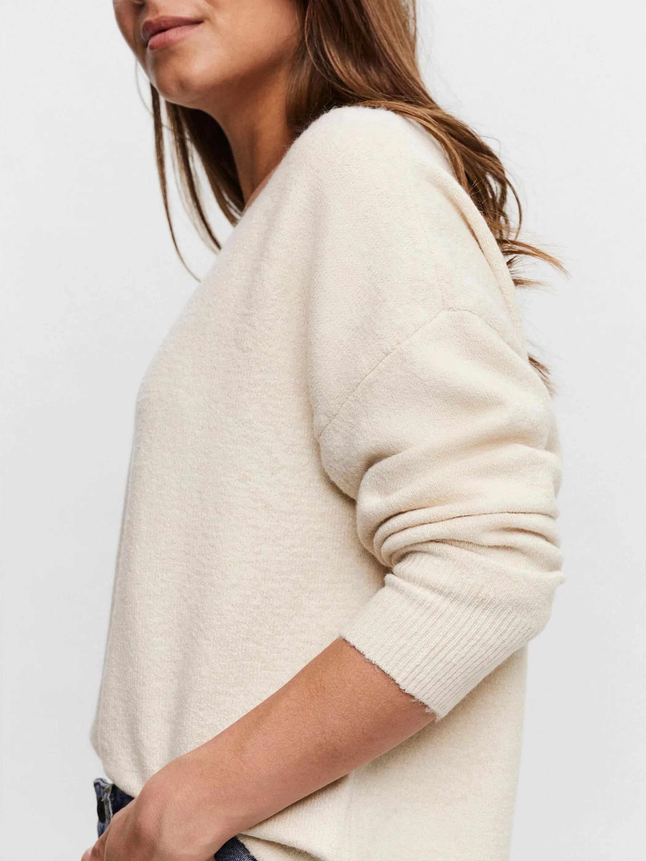 Vero Moda 10252090 VMDOFFY LS V-NECK BLO Weiß 854396 222913001 5 Vero Moda 10252090 VMDOFFY LS V-NECK BLO Weiß 854396 222913001 5