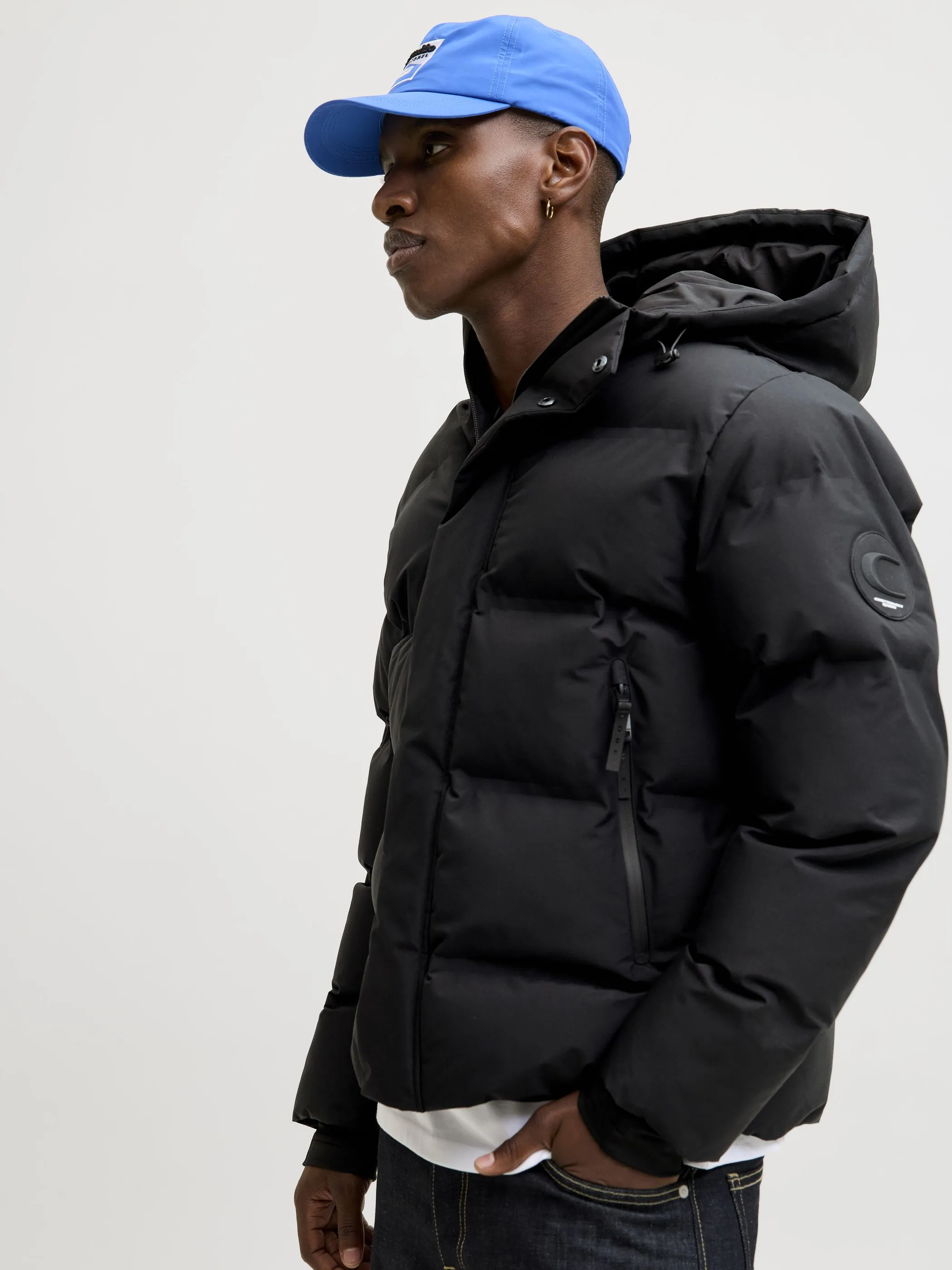 Jack Jones 12285919 JCOFUSION PUFFER JACK Schwarz 917703 178012 Jack Jones 12285919 JCOFUSION PUFFER JACK Schwarz 917703 178012