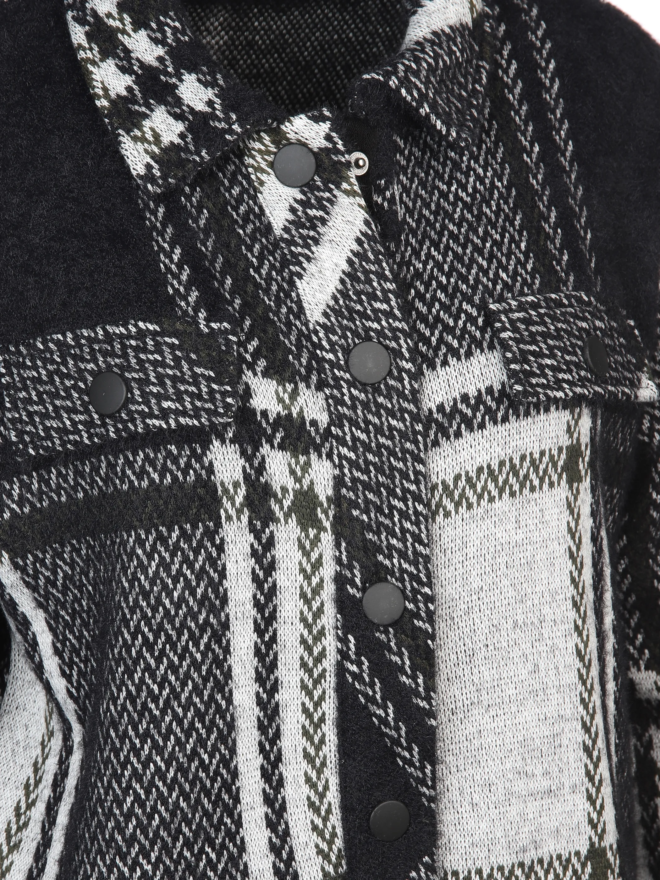 Lisa Tossa Da-Jacquard-Cardigan Schwarz 900231 SW/GRAU 3 Lisa Tossa Da-Jacquard-Cardigan Schwarz 900231 SW/GRAU 3