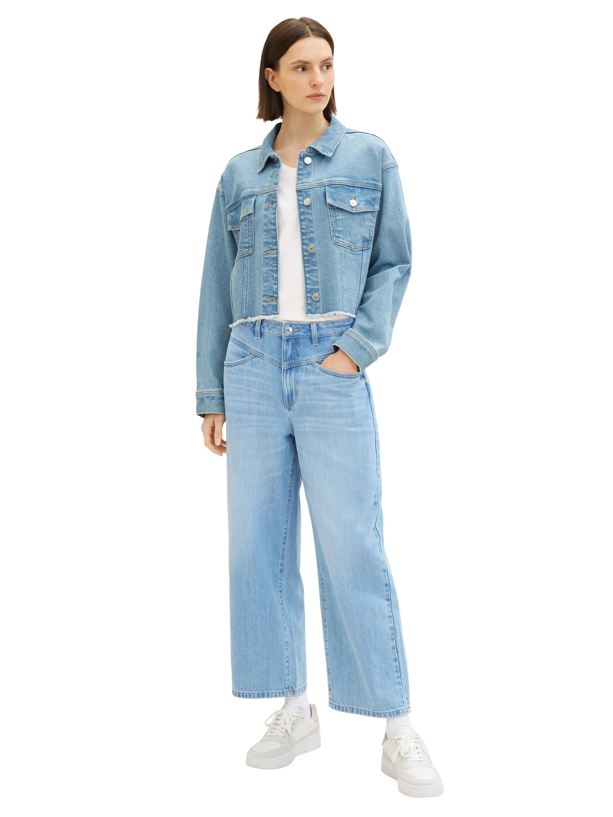 Tom Tailor 1036889 T-shirt v-neck Weiß 880273 10315 4 Tom Tailor 1036889 T-shirt v-neck Weiß 880273 10315 4