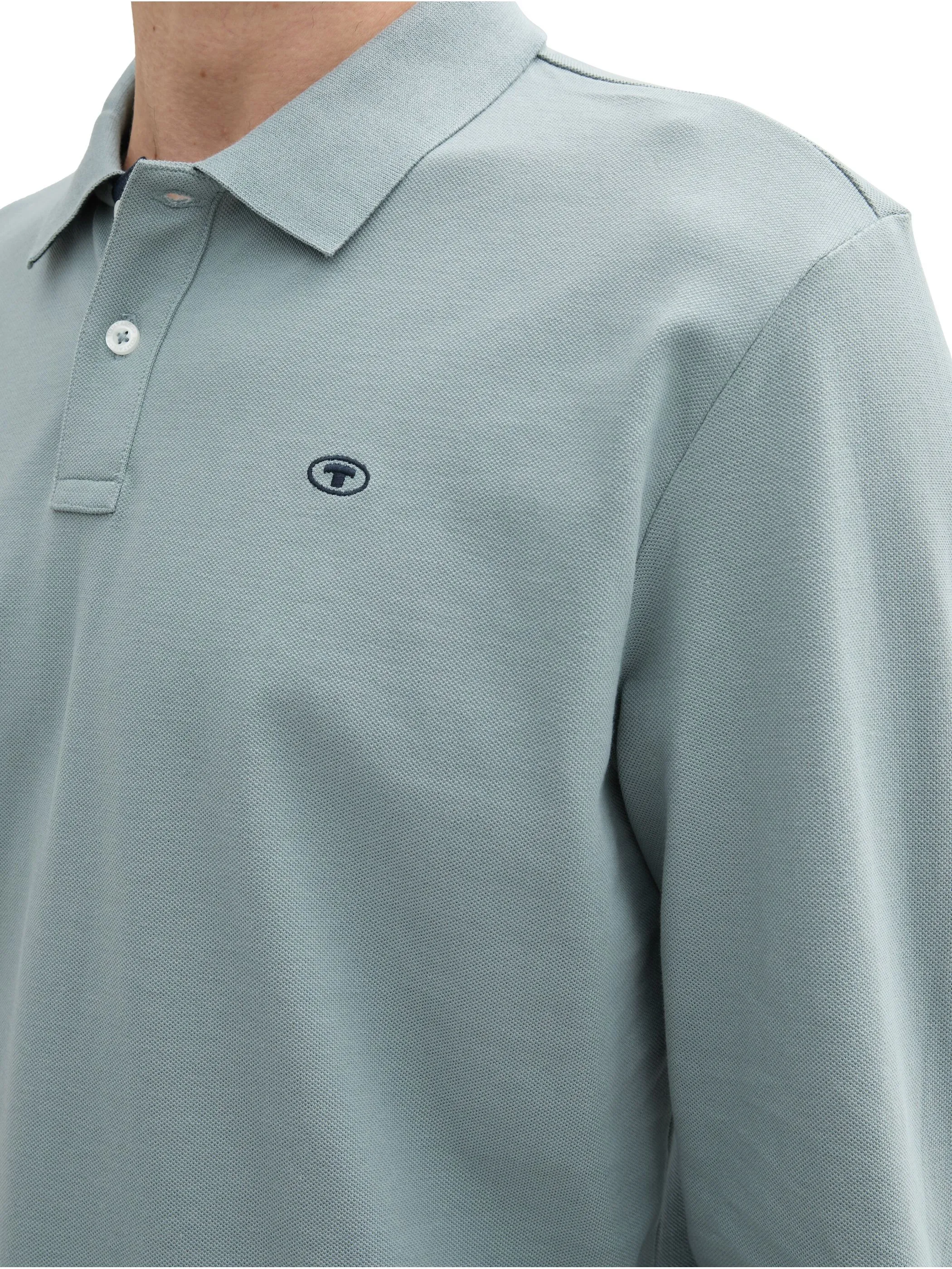 Tom Tailor 1043278 NOS basic polo with contrast Grau 914721 27475