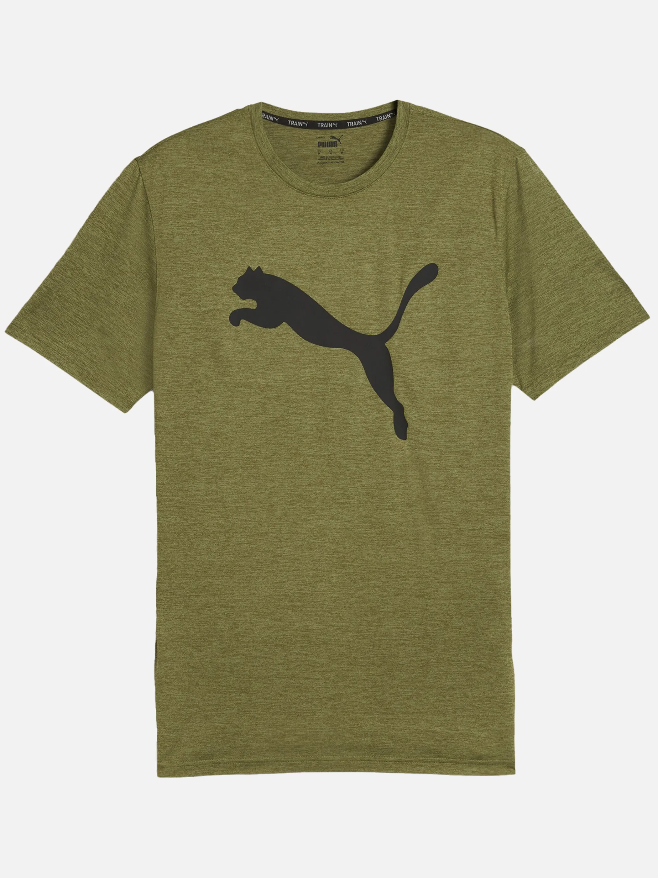 Puma 522352 He-T-Shirt Heathre Oliv 879342 0099 1 Puma 522352 He-T-Shirt Heathre Oliv 879342 0099 1
