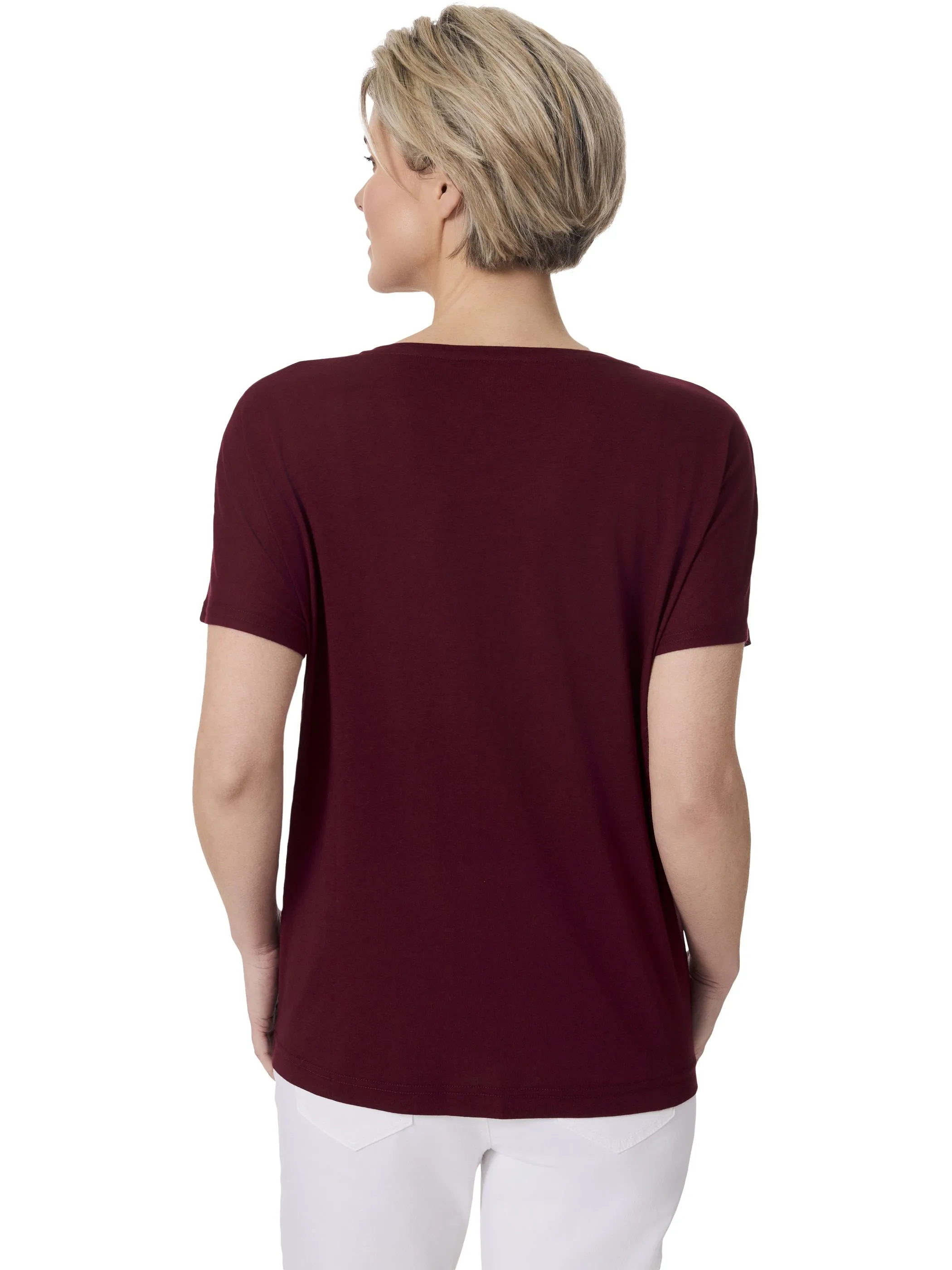 Stooker DOB 23130010003555 Da. T-Shirts / Rot 911313 3555 2