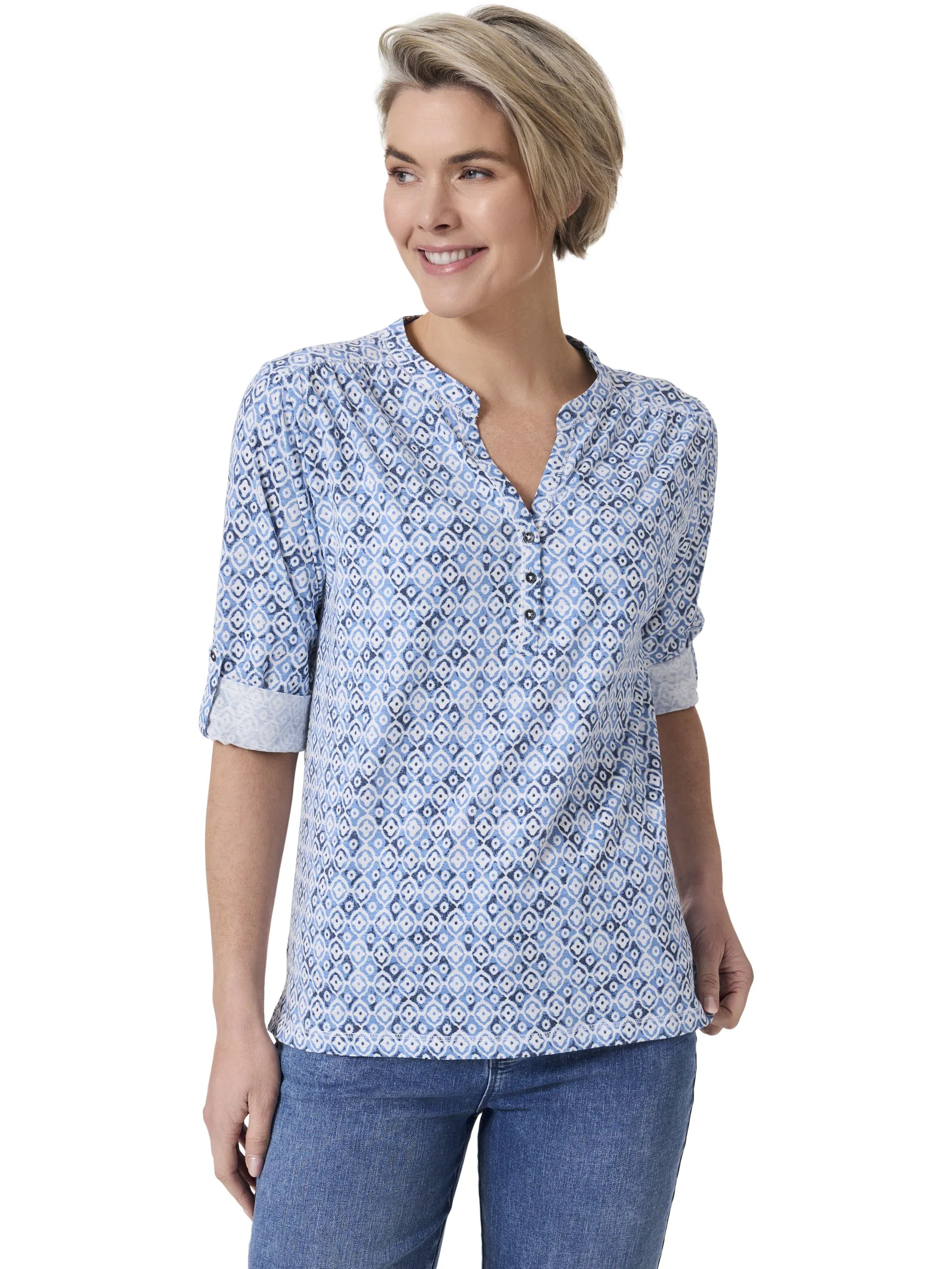 Stooker DOB 25560240009212 Da. T-Shirts / Blau 911355 9212 1