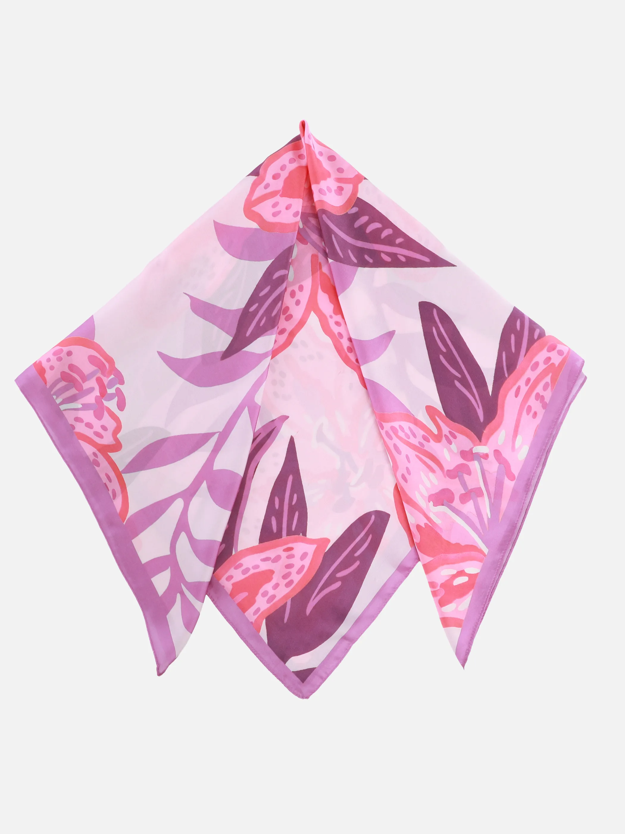 Sure Da-Nickytücher 70*70 cm Pink 930531 BLÜTE 3