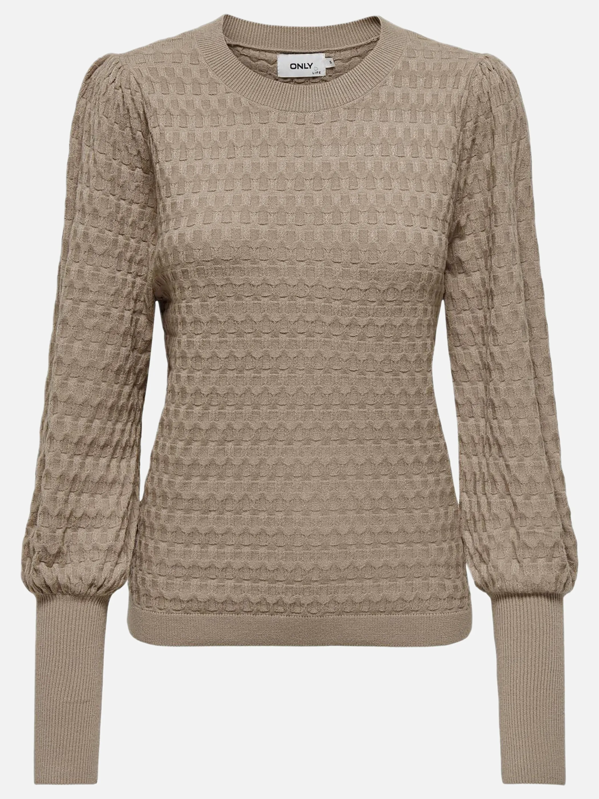 Only 15264797 ONLFAYE LIFE L/S PULL Braun 887408 177927 1
