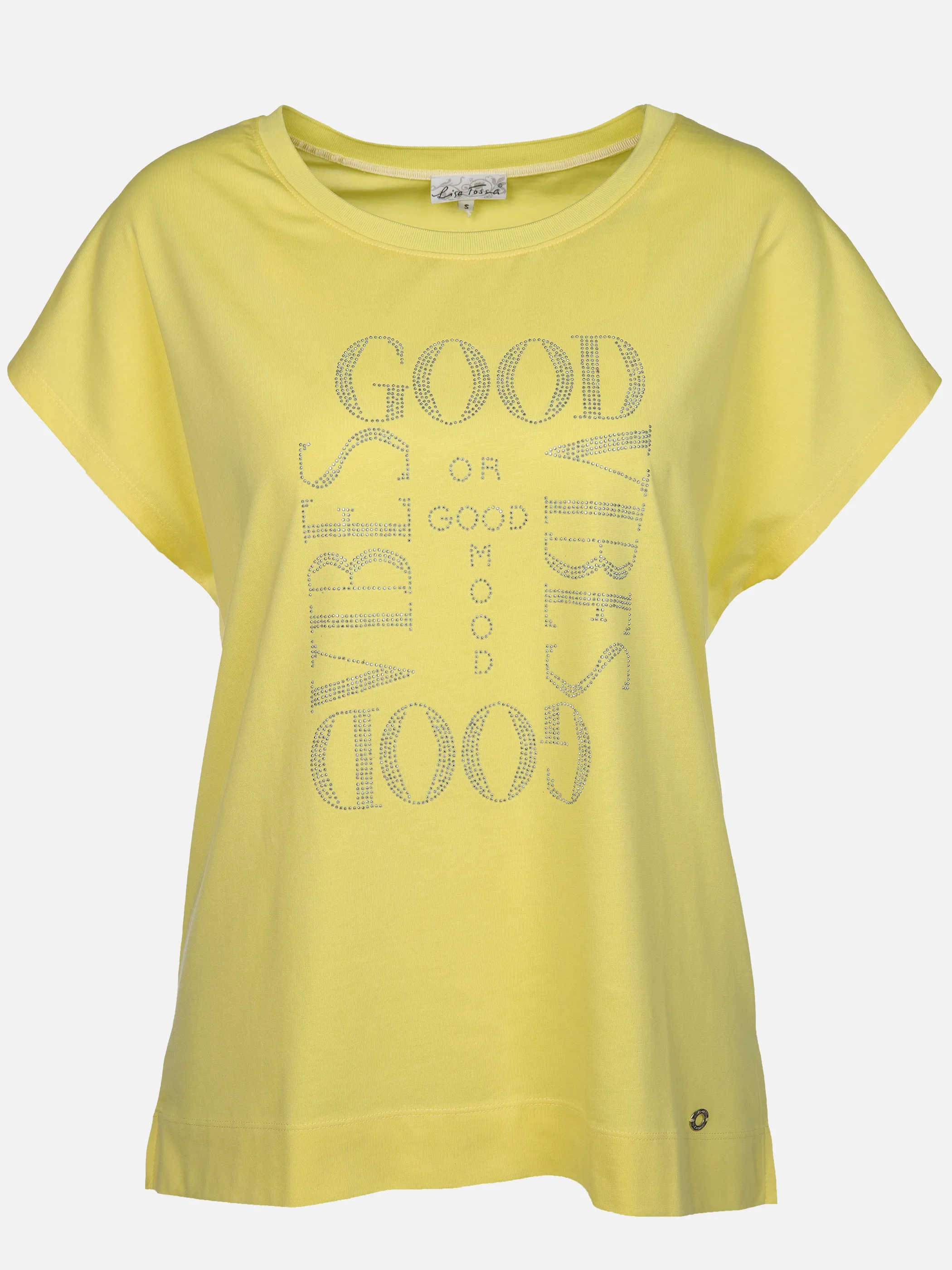 Lisa Tossa Da-T-Shirt m. Straßapplikation Gelb 893032 SUNSHINE 1 Lisa Tossa Da-T-Shirt m. Straßapplikation Gelb 893032 SUNSHINE 1
