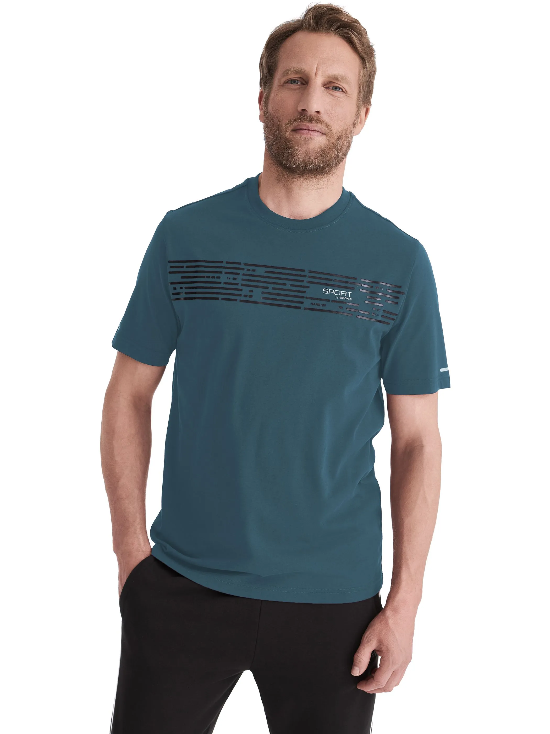 Stooker Athletic 74306410004951 He. T-Shirts / Blau 919886 4951 1
