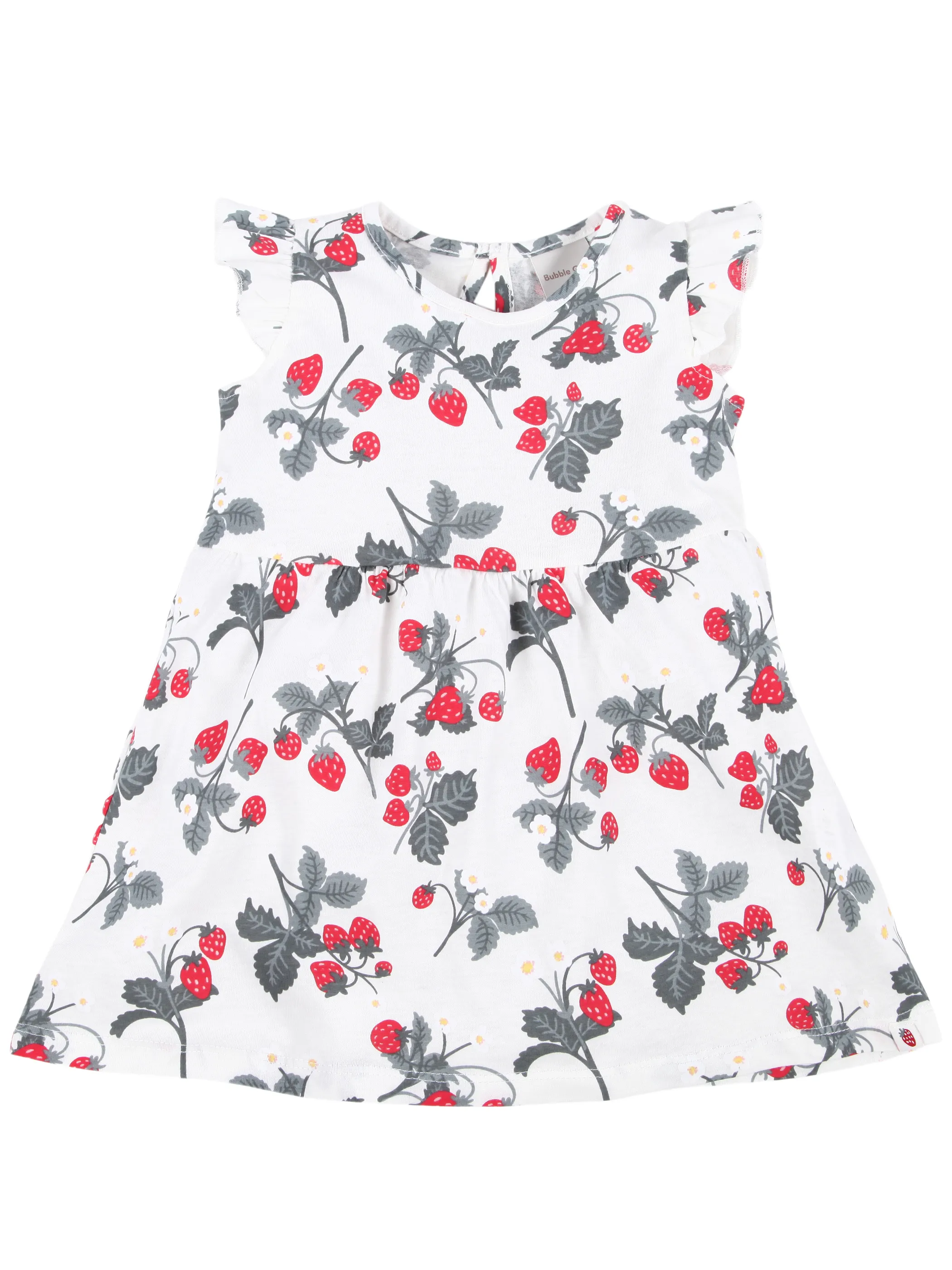 Bubble Gum BM Kleid Weiß mit AOP Weiß 924518 WEIß 1