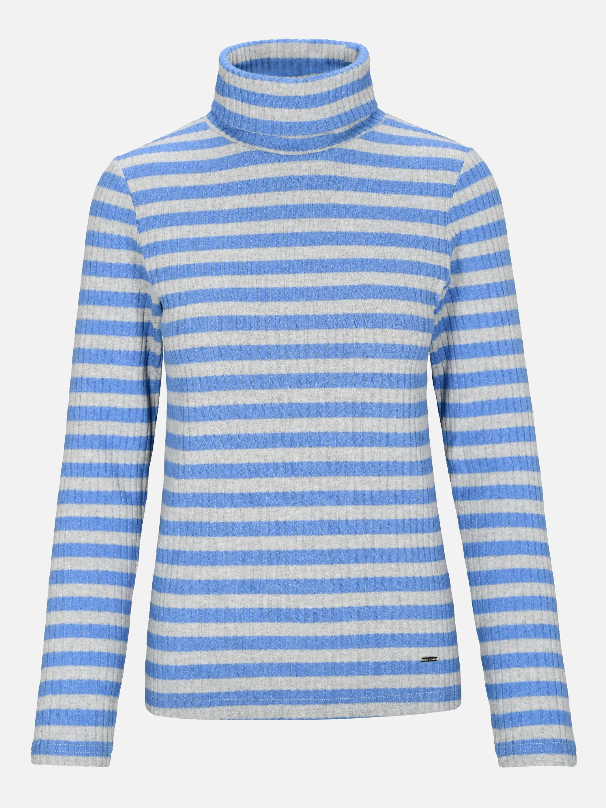 Lisa Tossa Da-Striped rib Rollneck Blau 933632 655 1