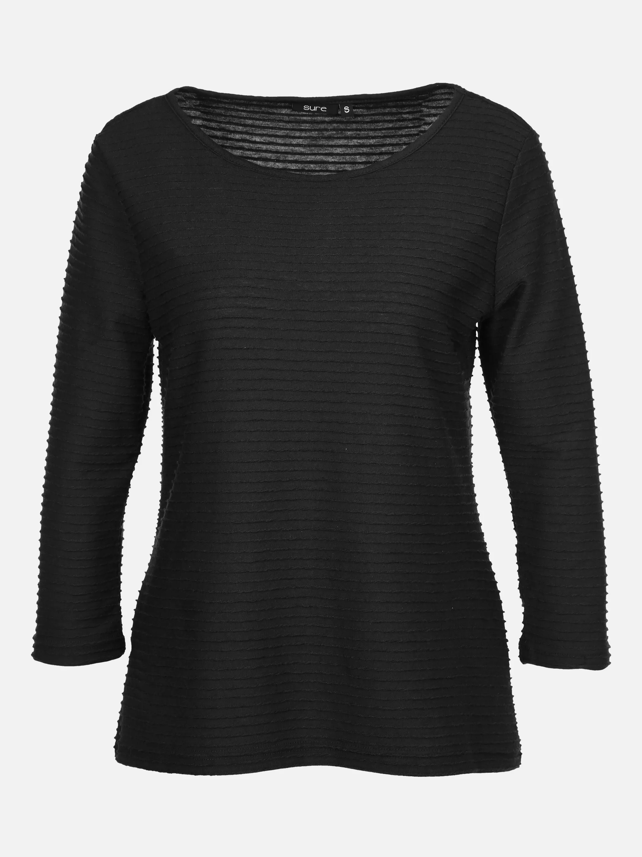 Sure Da-Struktur-Shirt 3/4 Arm Schwarz 858011 SCHWARZ 1 Sure Da-Struktur-Shirt 3/4 Arm Schwarz 858011 SCHWARZ 1