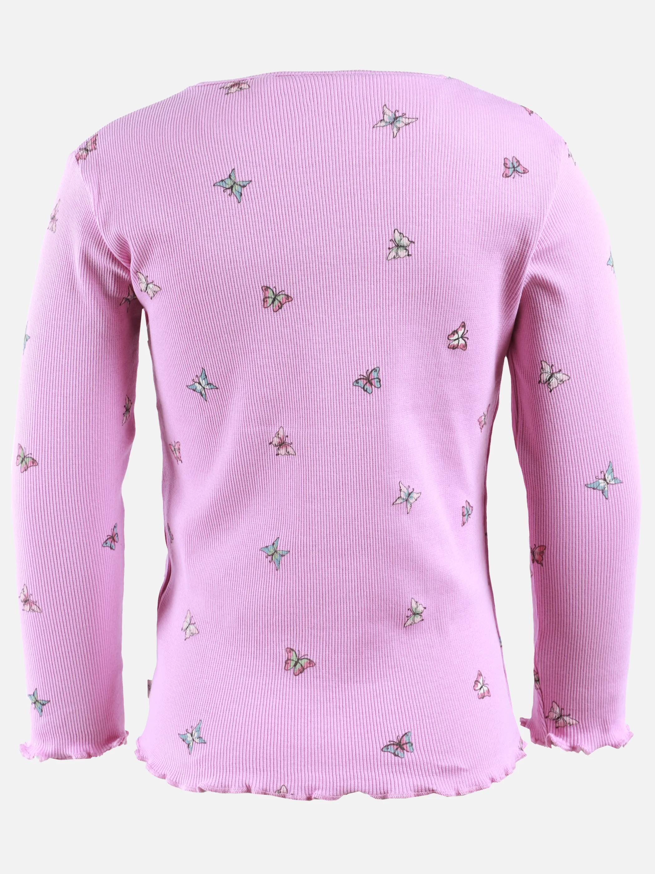 One Way MG Longsleeve mit Schmetterling AOP in rosa Rosa 921813 ROSA 2