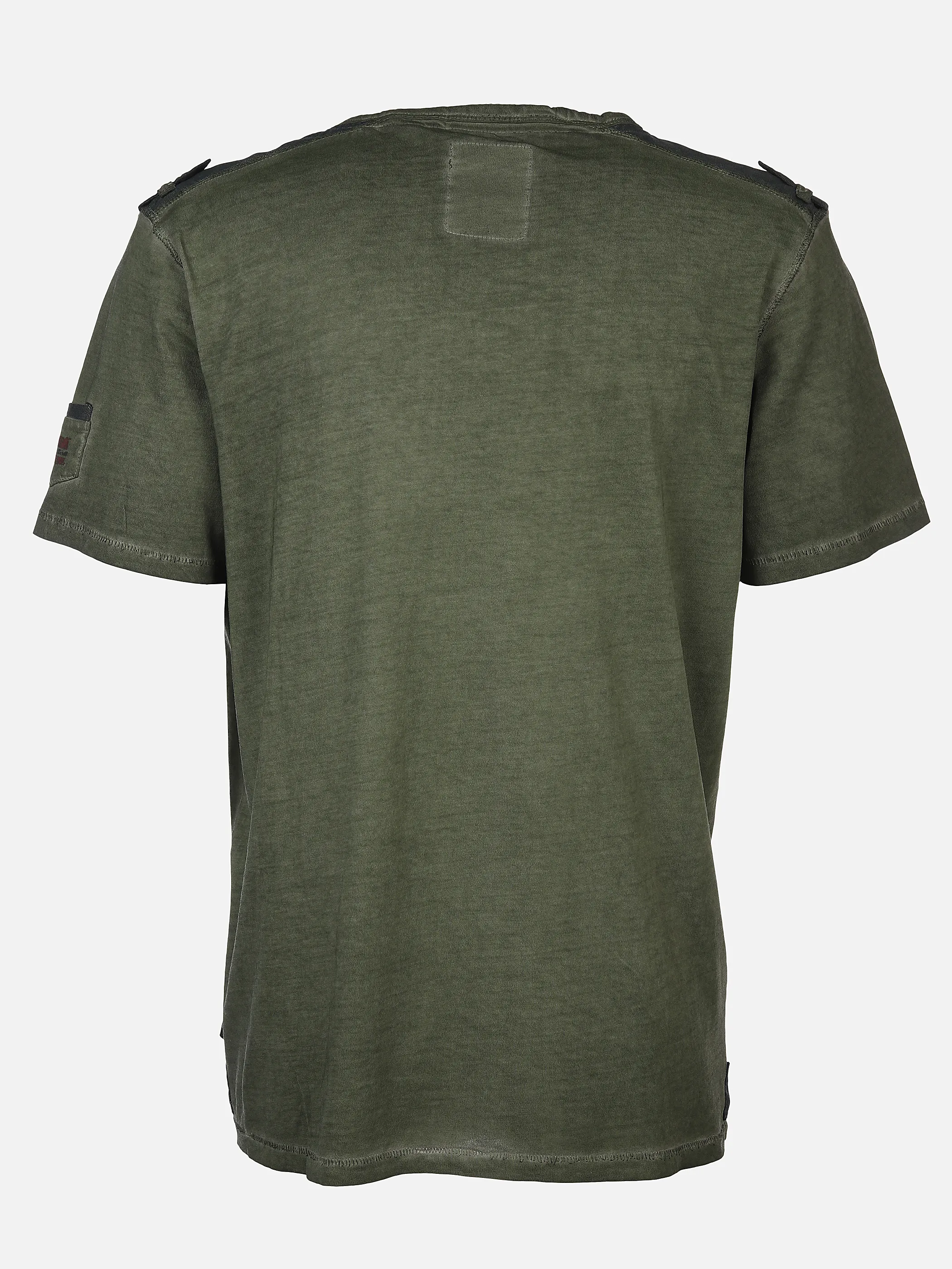 Southern Territory He. Henleyshirt 1/2 Arm print Oliv 894391 OLIVE 2