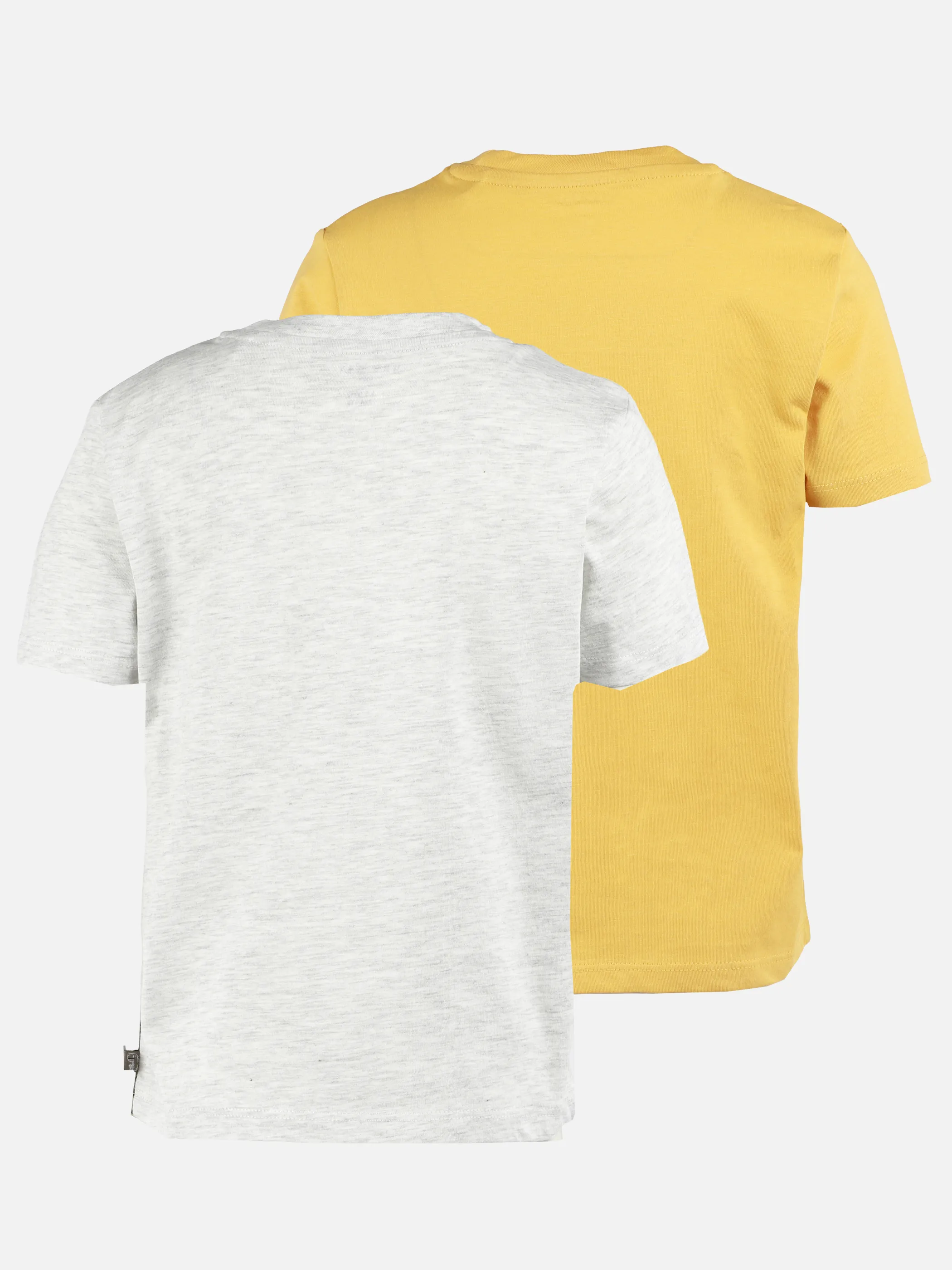 One Way MB T-Shirt 2pcs Pack grau mit dino fp + gelb Grau 922256 GRAU 2