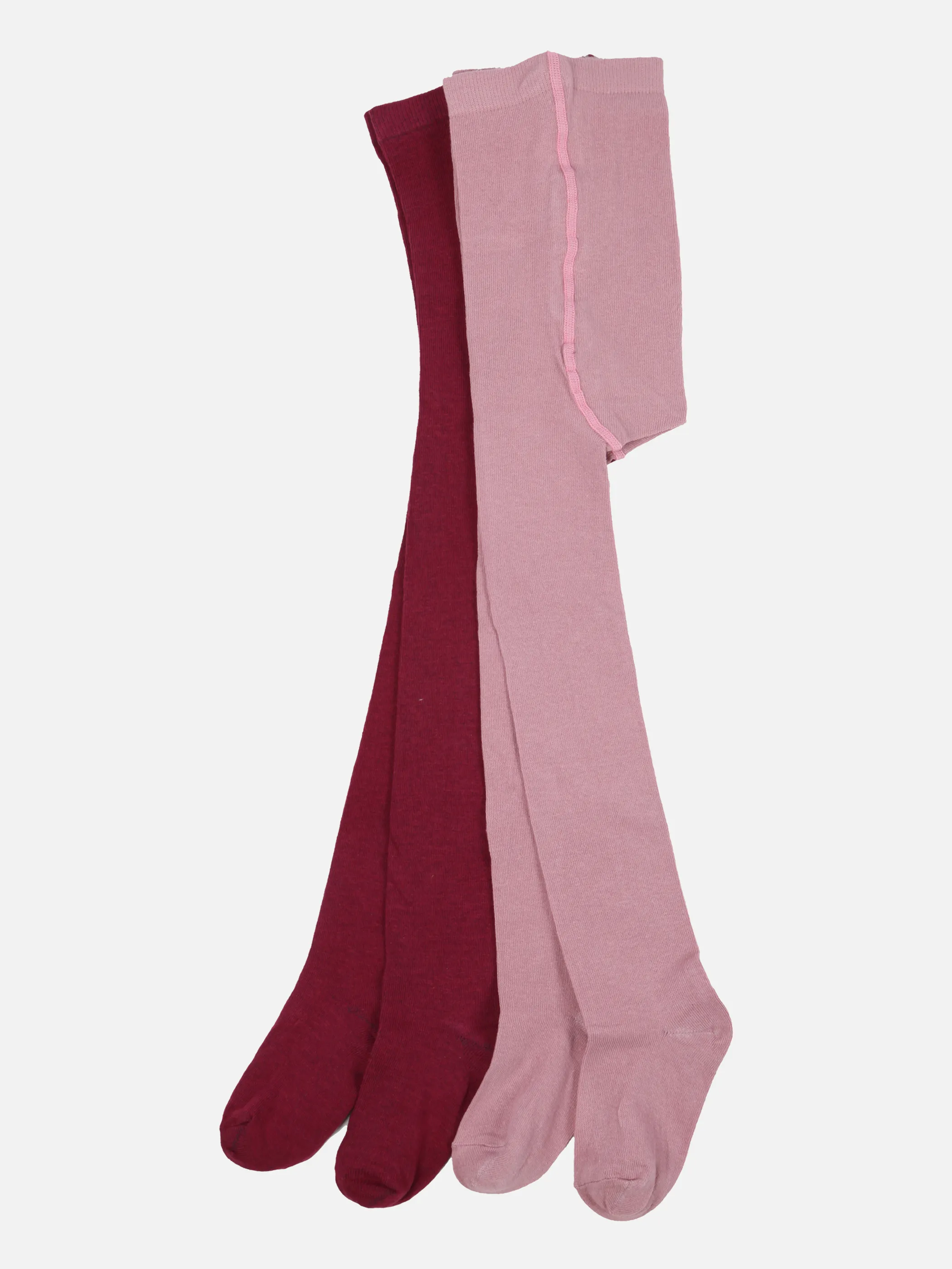 Stop + Go Kinder Strumpfhosen uni 2er Pa Pink 858619 BEERE/ROSA 1