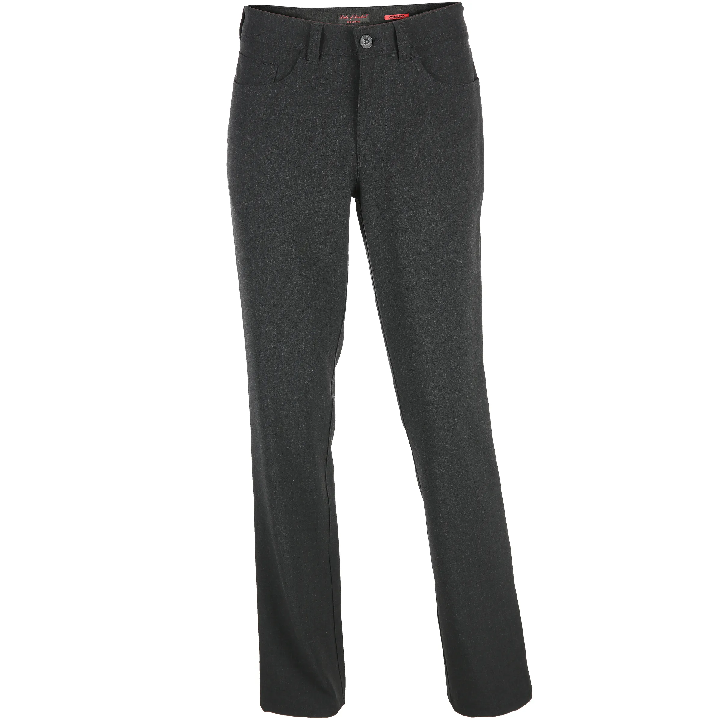 Duke of Dunkan Herren Ceramica Hose 5-Pocket Grau 760056 GRAU MELAN 1