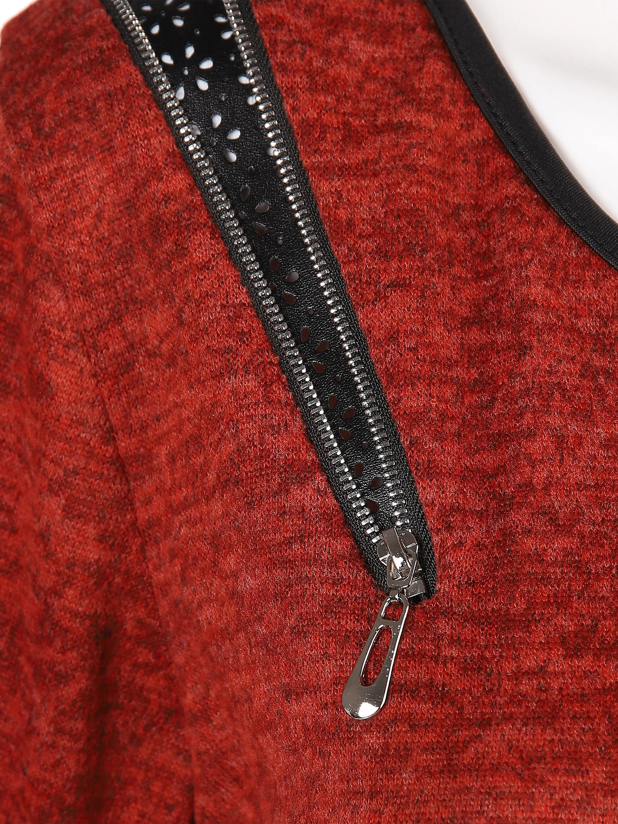 Sure Da-Shirt m. Ledereinsatz u. Zi Rot 844879 ZIMT 3