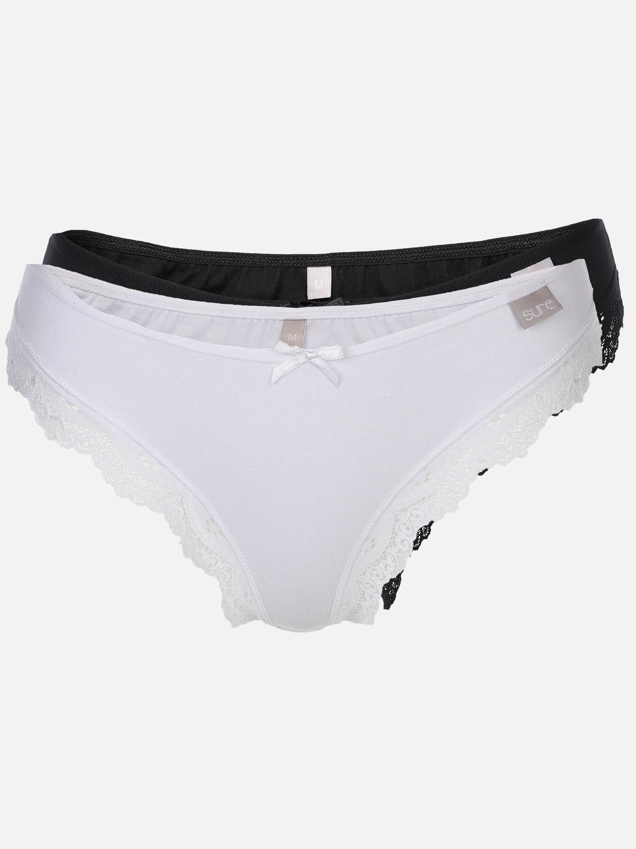 Sure Da Slip 2er Pack mit Spitze Weiß 902839 WEIß 1 Sure Da Slip 2er Pack mit Spitze Weiß 902839 WEIß 1
