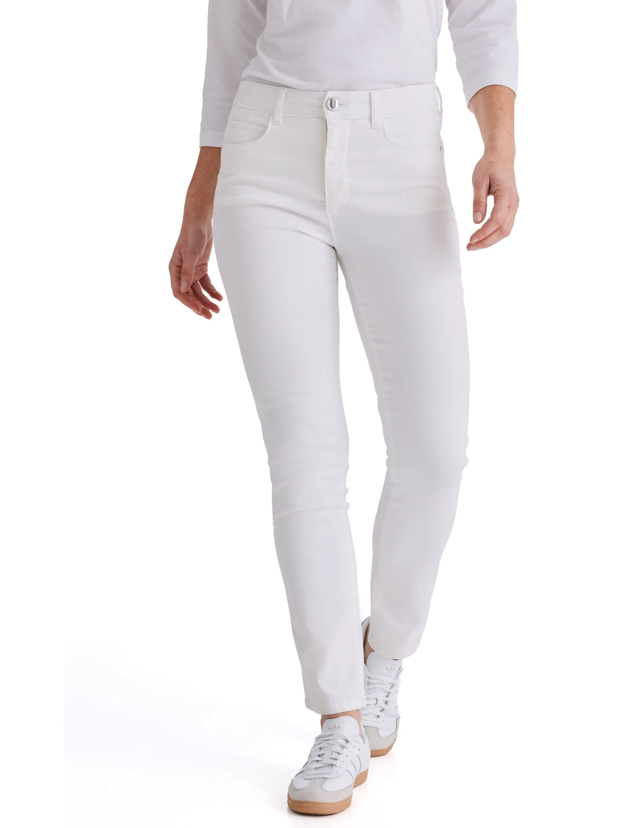 Stooker DOB 11530350001000 Da. Hosen lang, Weiß 928284 1000 1