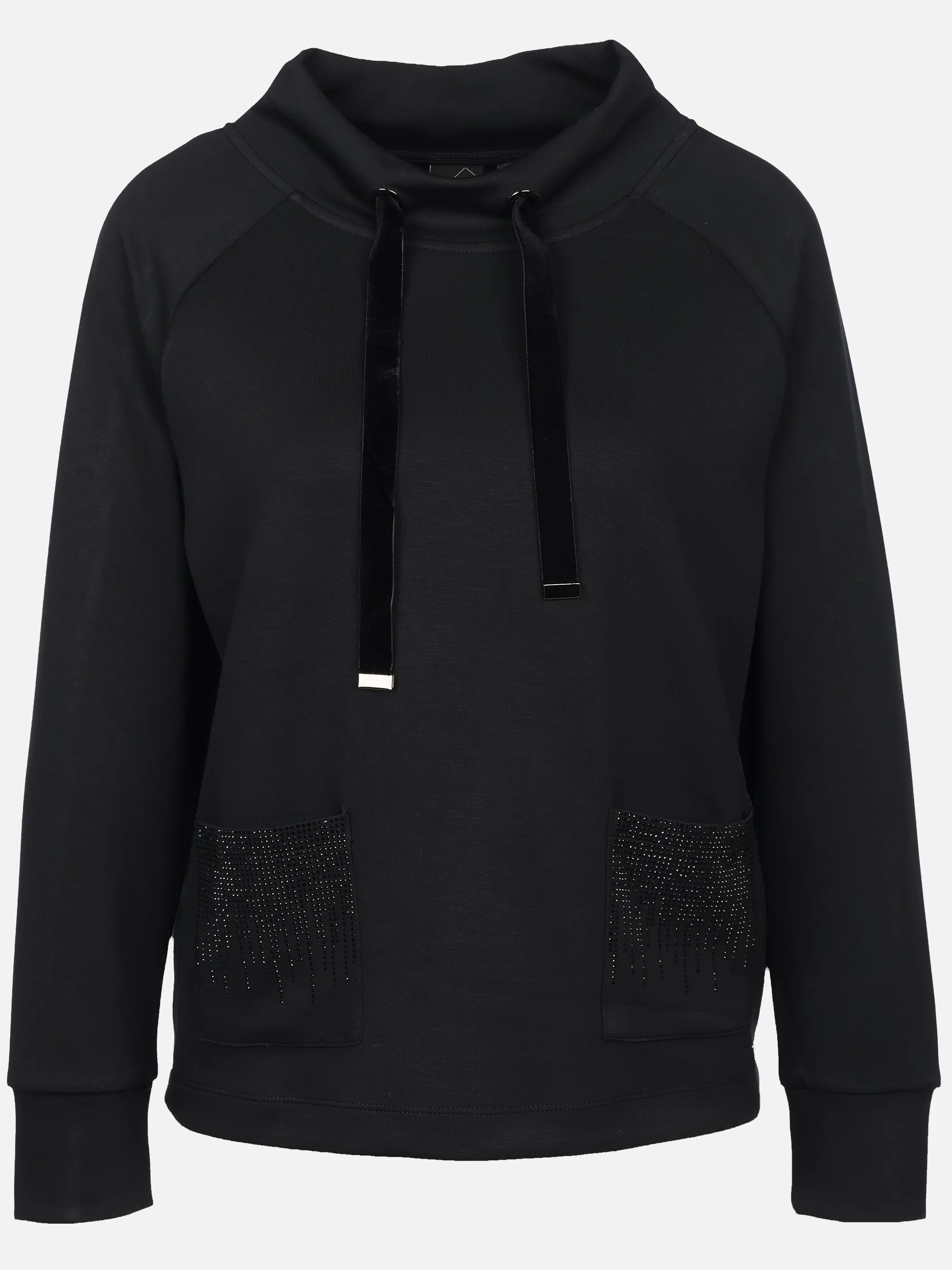 Lisa Tossa Da-Edel Sweatshirt m. Stehkrag Schwarz 933005 BLACK 1