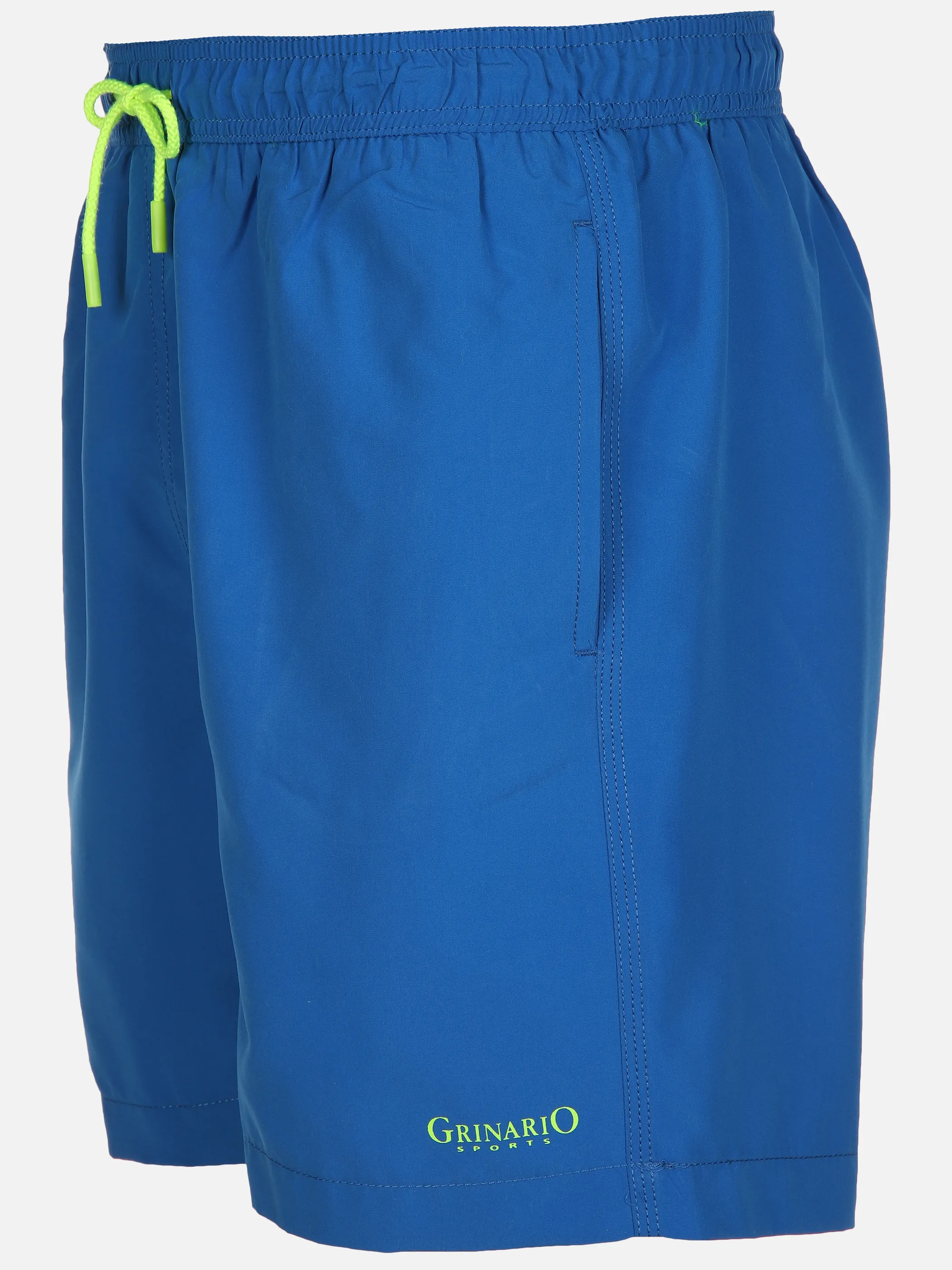 Grinario Sports He- Badehose uni, mit Kontrast Blau 890155 BLUE 3