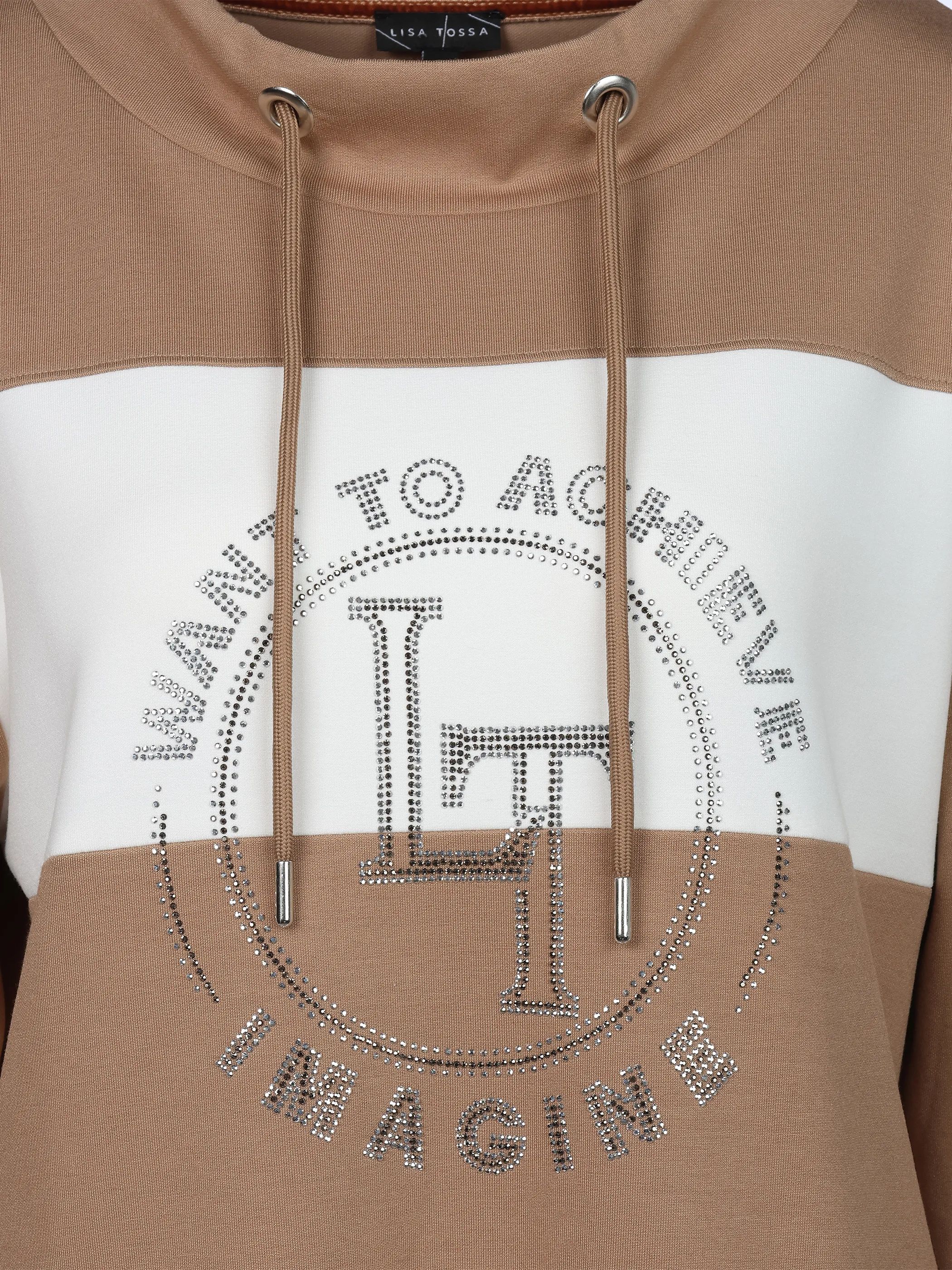 Lisa Tossa Da.Sweatshirt m. Straß Braun 932361 AMPHORA 3