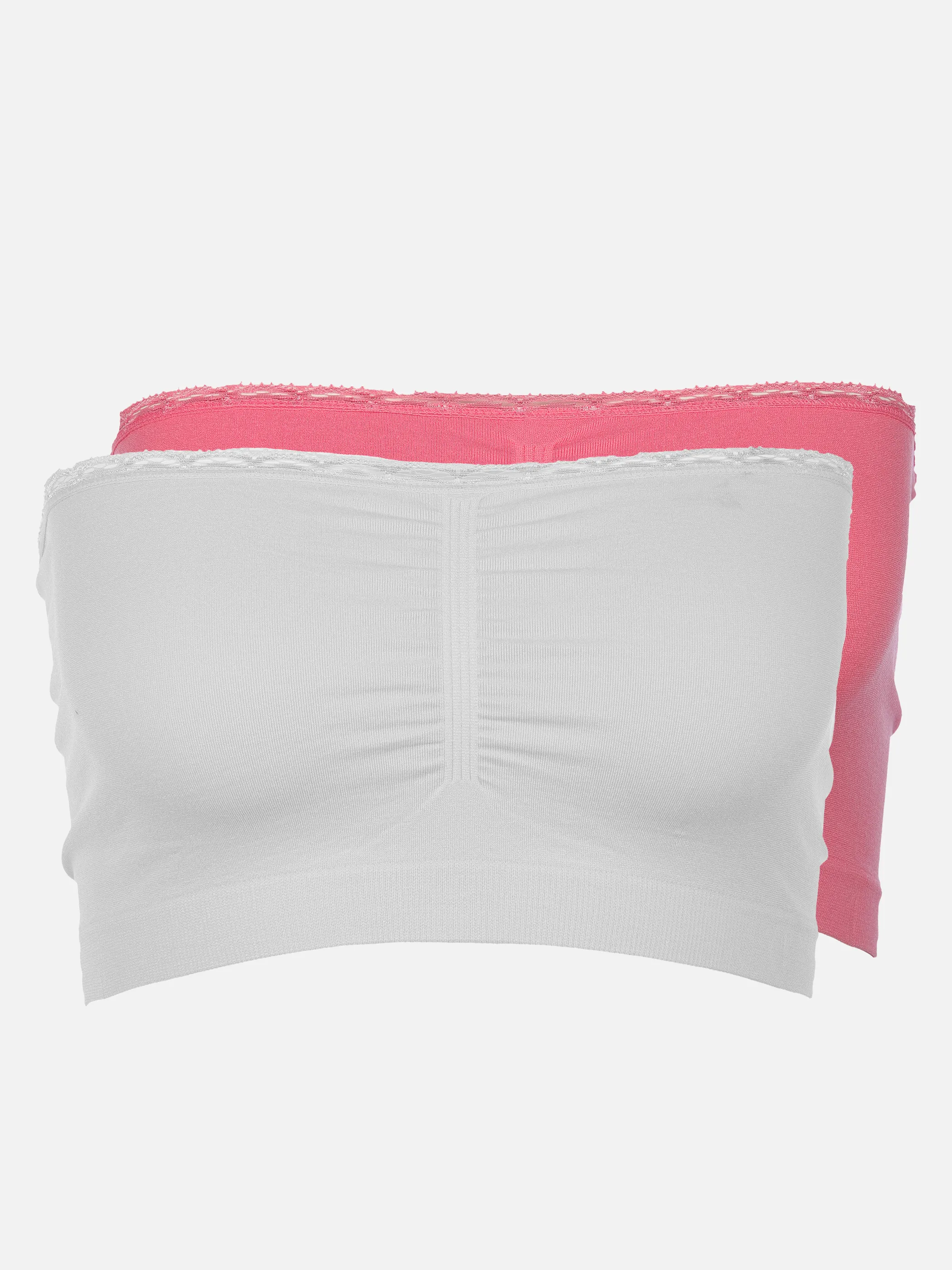 Sure Da. Bandeau Top 2er Pack Weiß 905033 ECRU 1