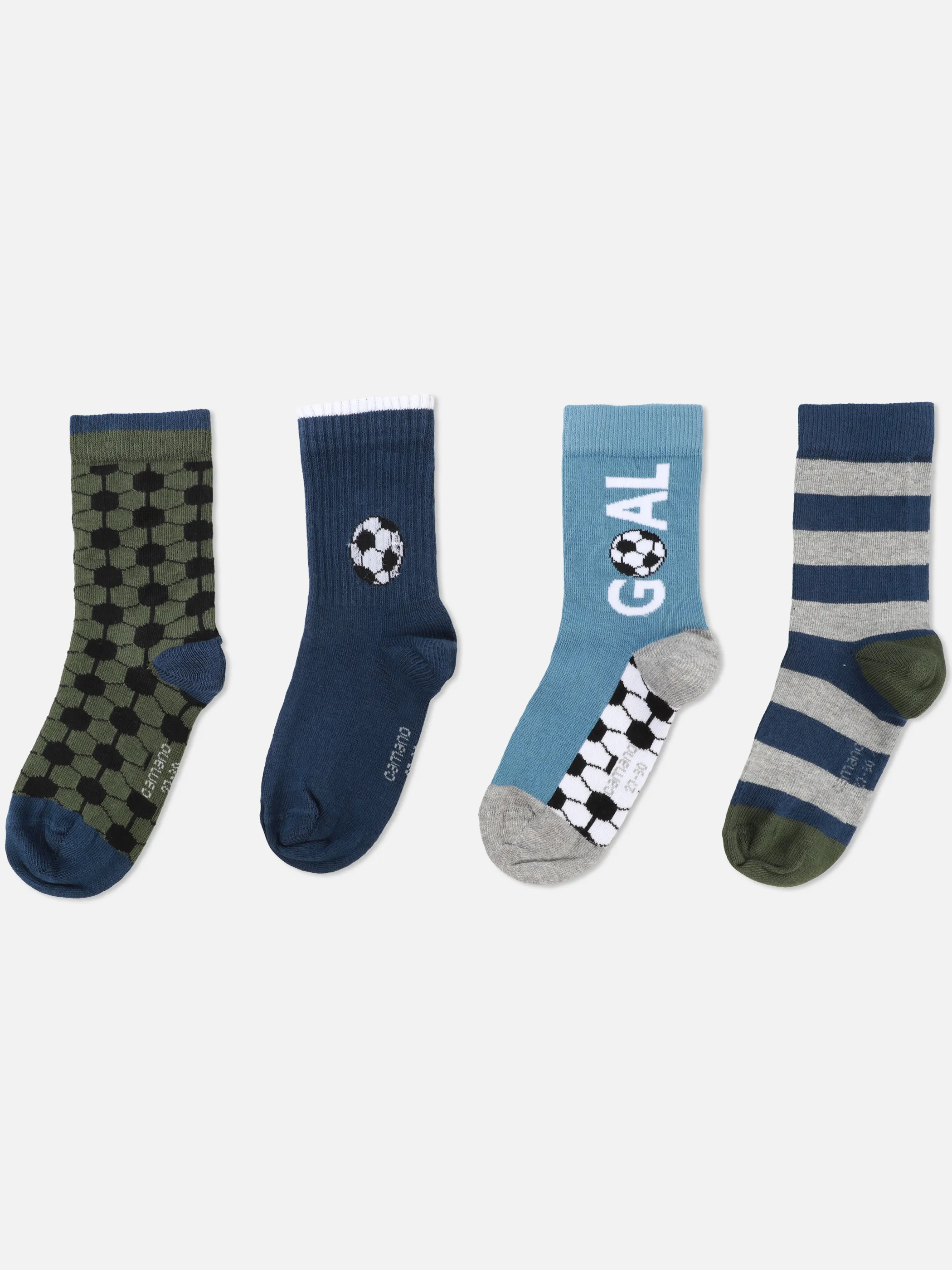 Camano 1106142 Boys Socken ca-soft organic Grün 937071 7385 1